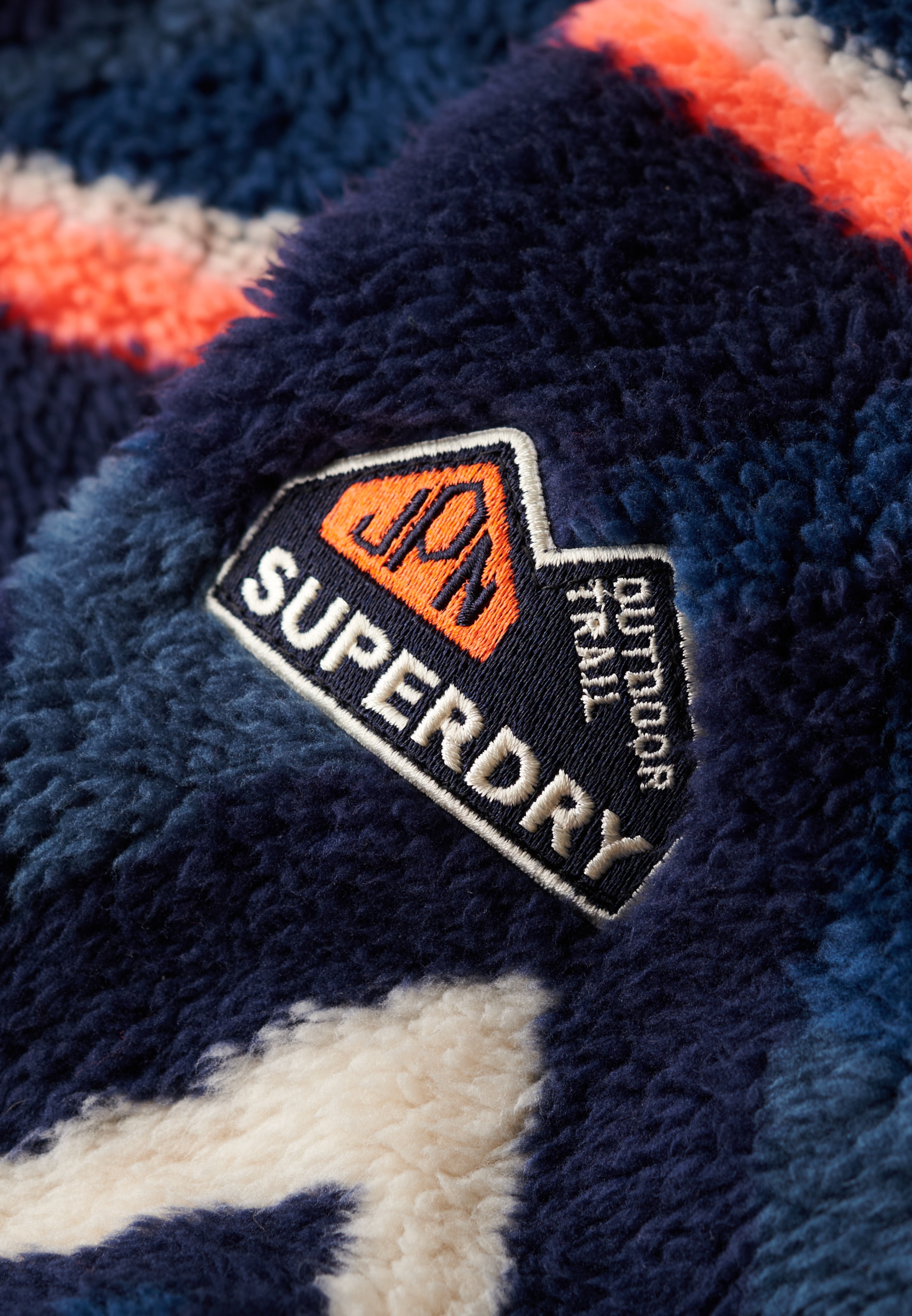 Superdry Fleecepullover »SUPER SOFT PRINTED HENLEY«