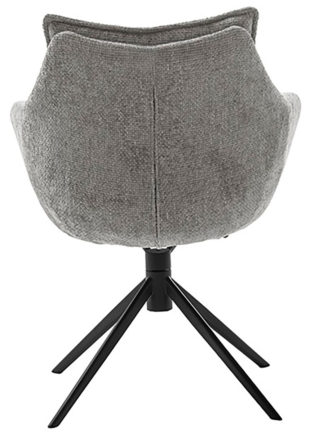 MCA furniture Esszimmerstuhl »PARKER«, Strukturstoff, (2er-Set), drehbar 360°, Dreh- & Schwingfunktion, Belastbarkeit 120 kg