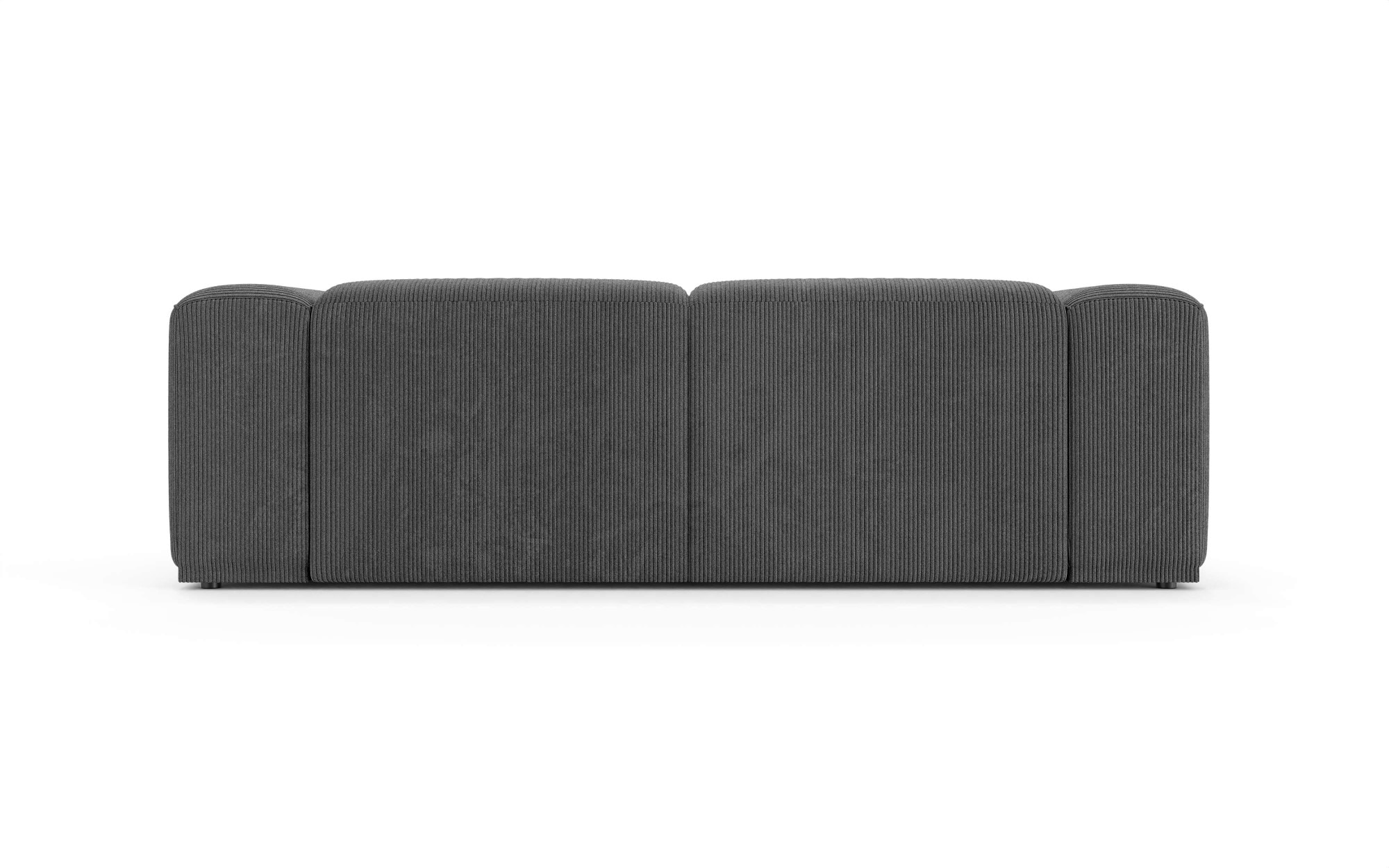 s.Oliver Big-Sofa »EMMERIK Designersofa, 3-Sitzer mit Wellenfederung, B/T/H: 242/98/73 cm« hoher Sitzkomfort, gemütlich und modern, auch in Cord
