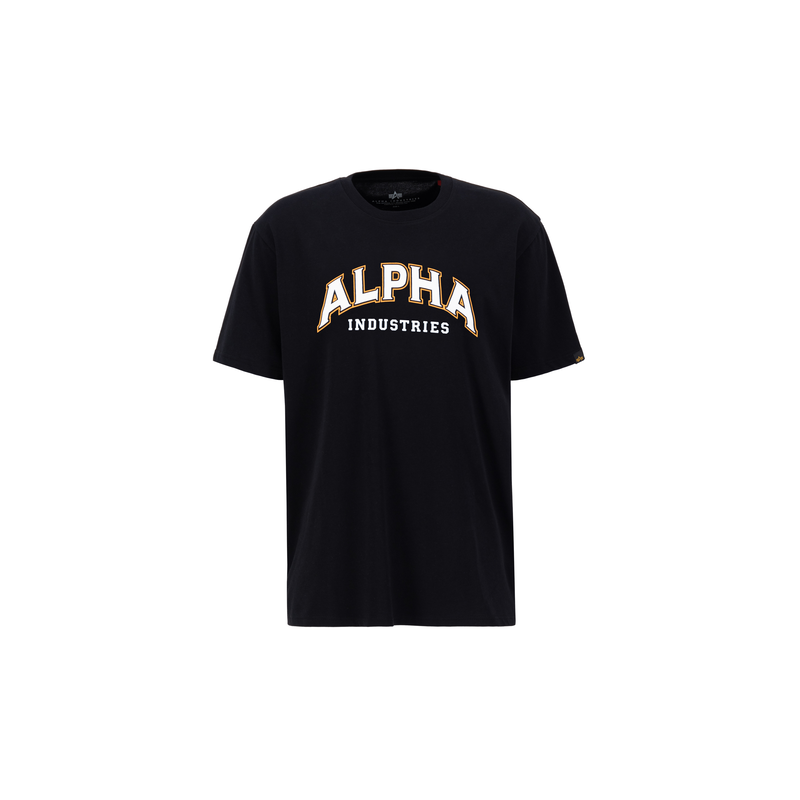 Alpha Industries , T-Shirt »College T-Shirt« , schwarz , XL , Single Jersey Stoff