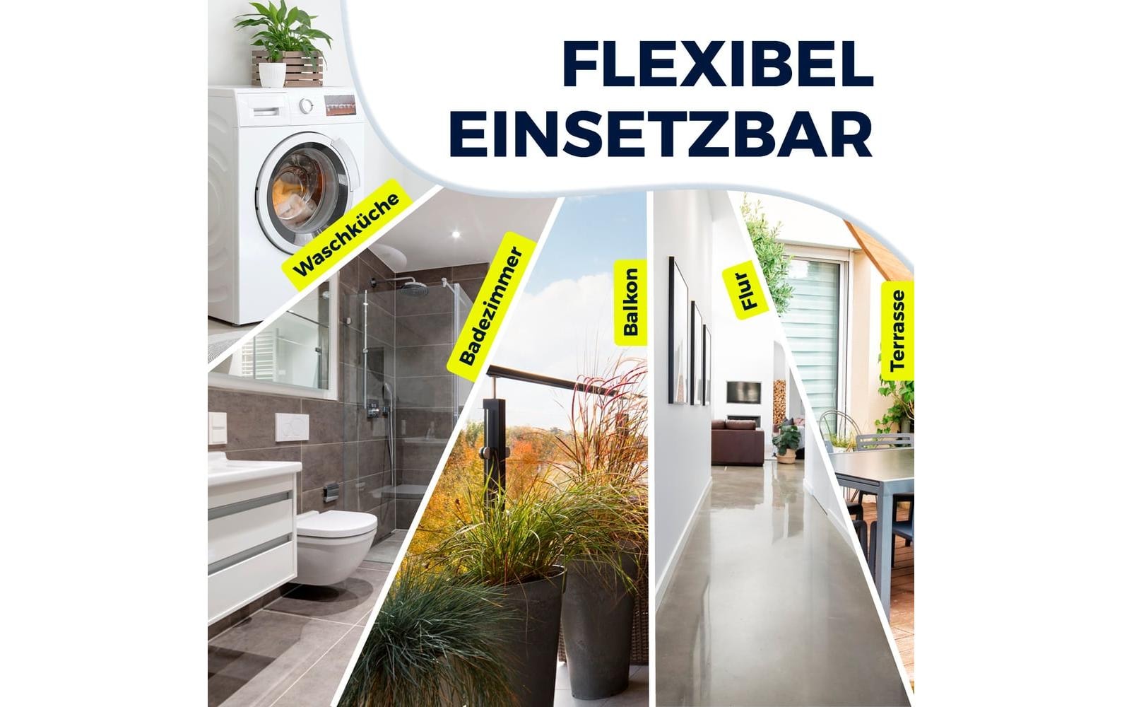 EASYmaxx Séchoir à linge »mit Kleiderstange 2 m« Wäscheständer 38 x 61 x 200 cm schwarz/weiss, klappbar