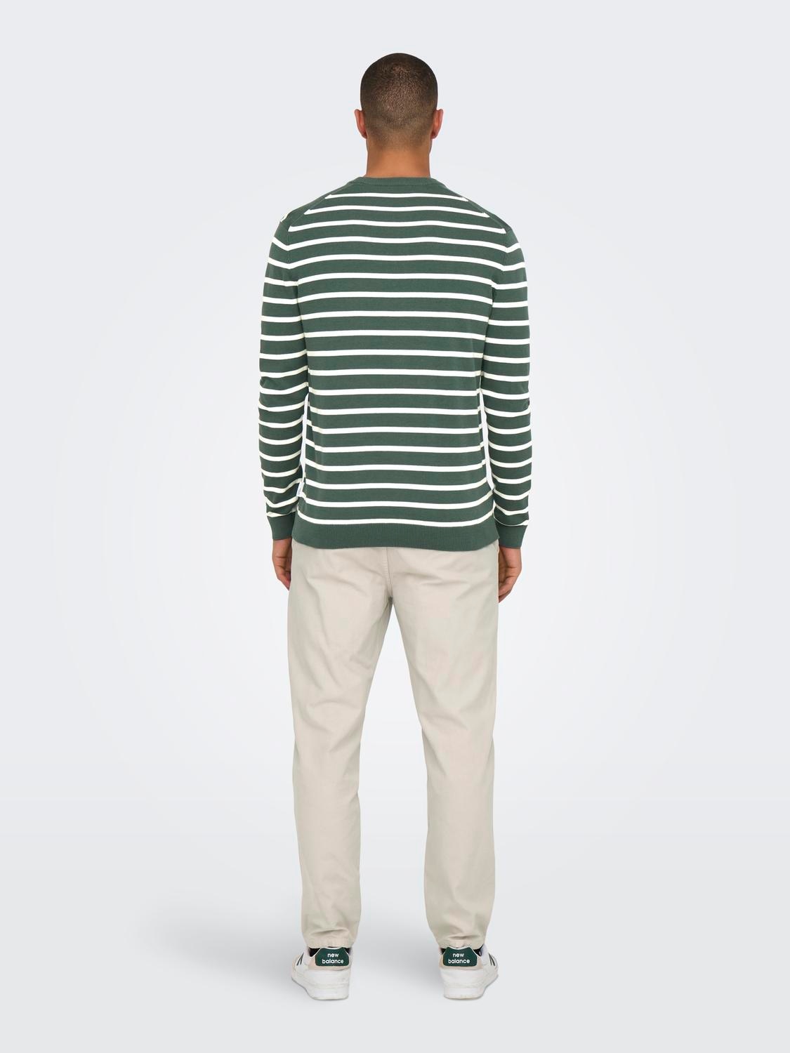 ONLY & SONS Rundhalspullover »ONSALEX 12 SOLID CREW NECK KNIT«