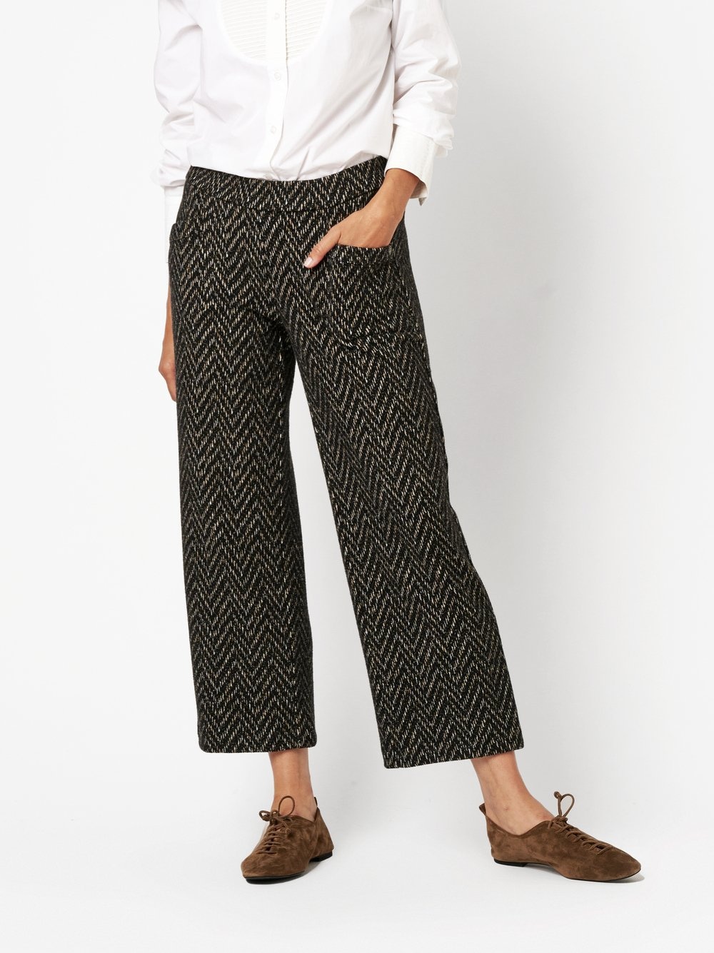 Image of TONI Stoffhose "Sue Wide Chic 7/8" Sommerhose mit Taschen