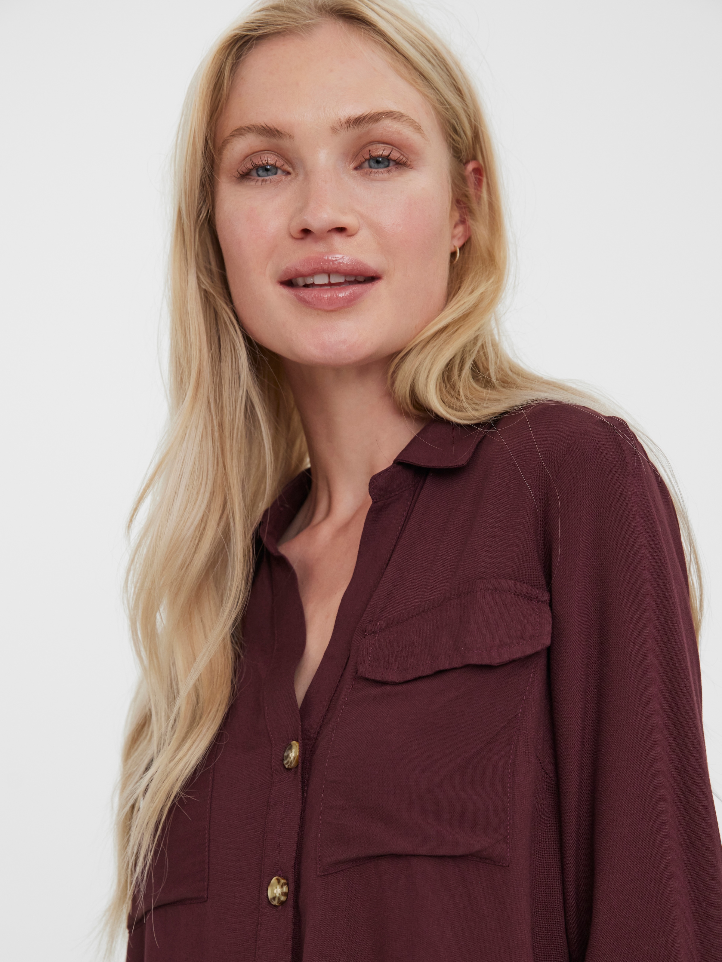 Vero Moda Hemdbluse »VMBUMPY L/S SHIRT NEW WVN GA NOOS«