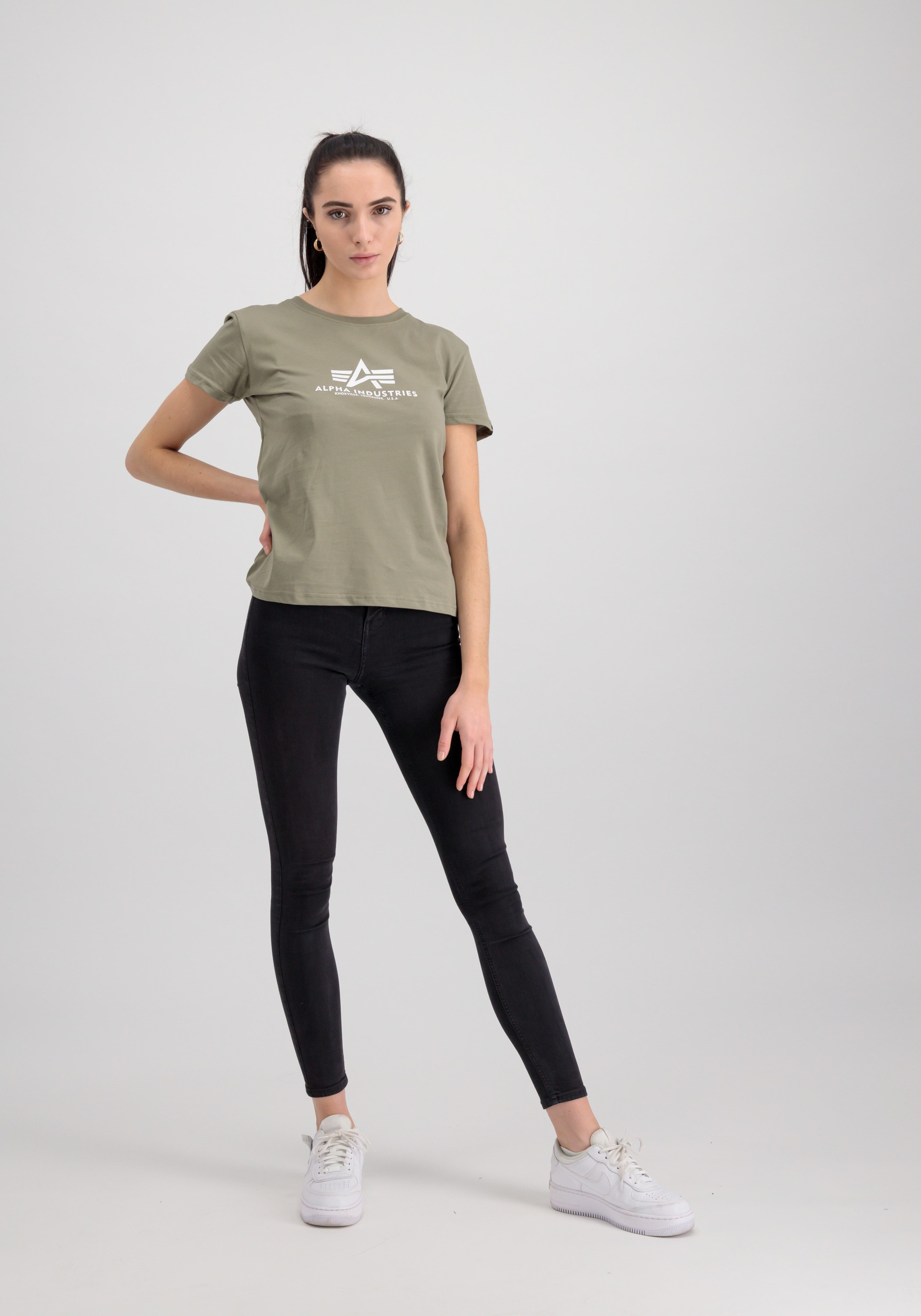 Alpha Industries T-Shirt »Alpha Industries Women - T-Shirts New Basic T-Shirt BL W«
