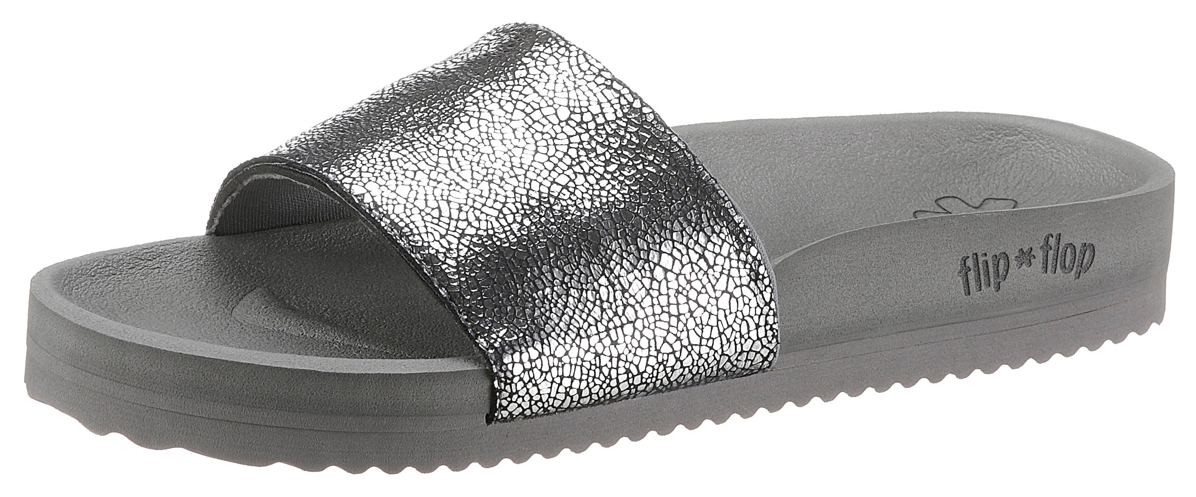 Image of Flip Flop Pantolette »pool metallic cracked«, mit Metallic Crush Effekt bei Ackermann Versand Schweiz