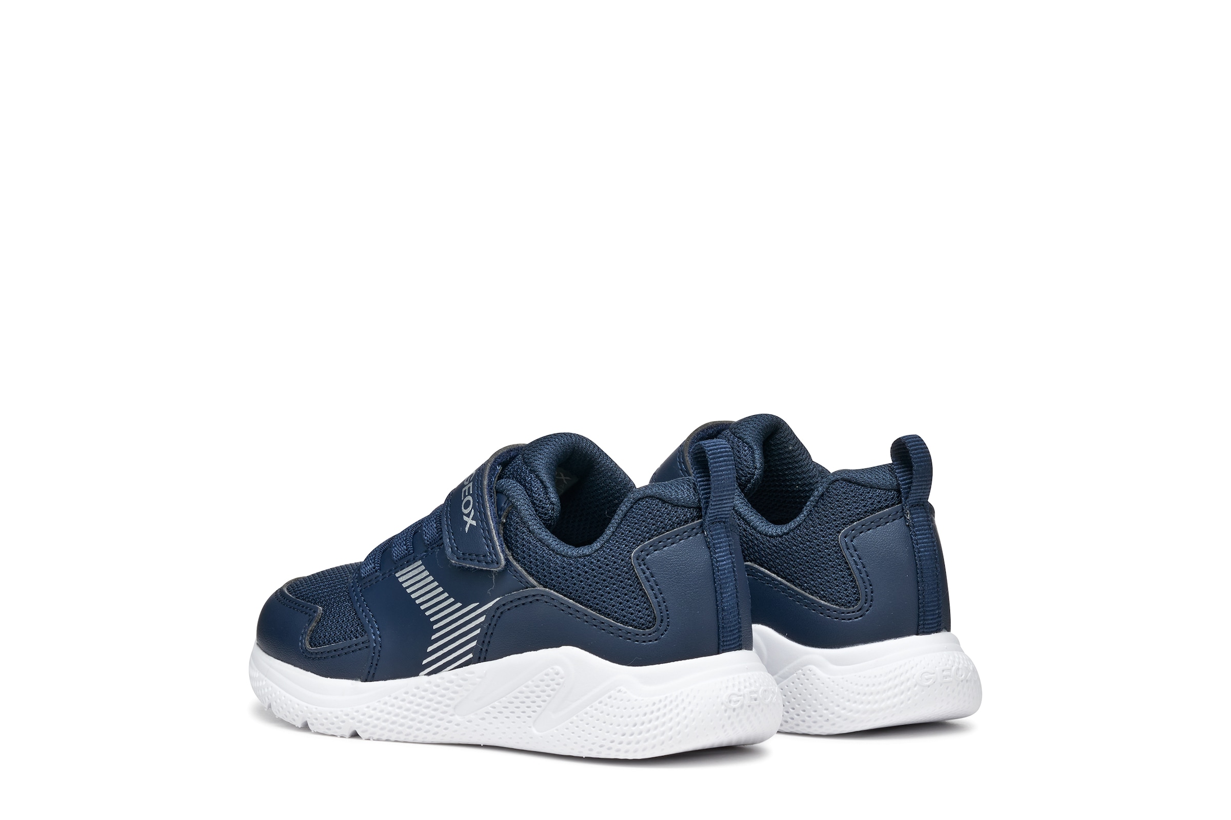 Geox Sneakers »J SPRINTYE BOY«  , Freizeitschuh, Klettschuh mit elastischen Schnürsenkeln