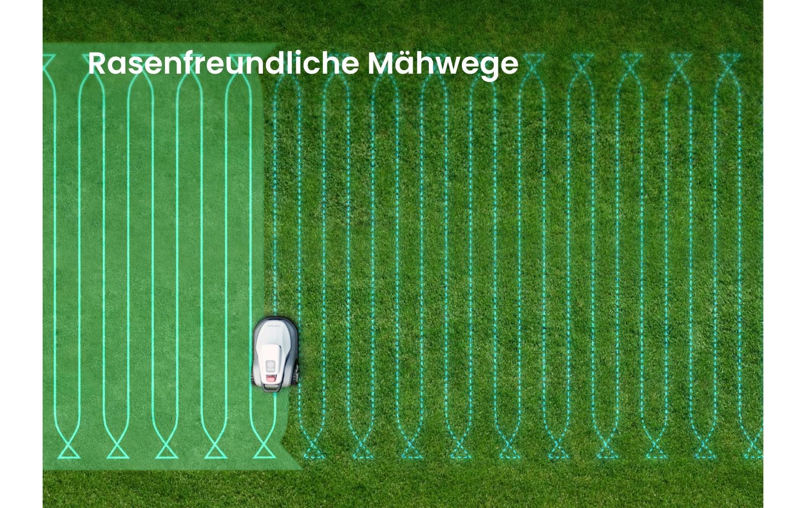   Rasenmähroboter »Terramow V1000 1200 m²«  Kabelloser, KI-gesteuerter Mähroboter