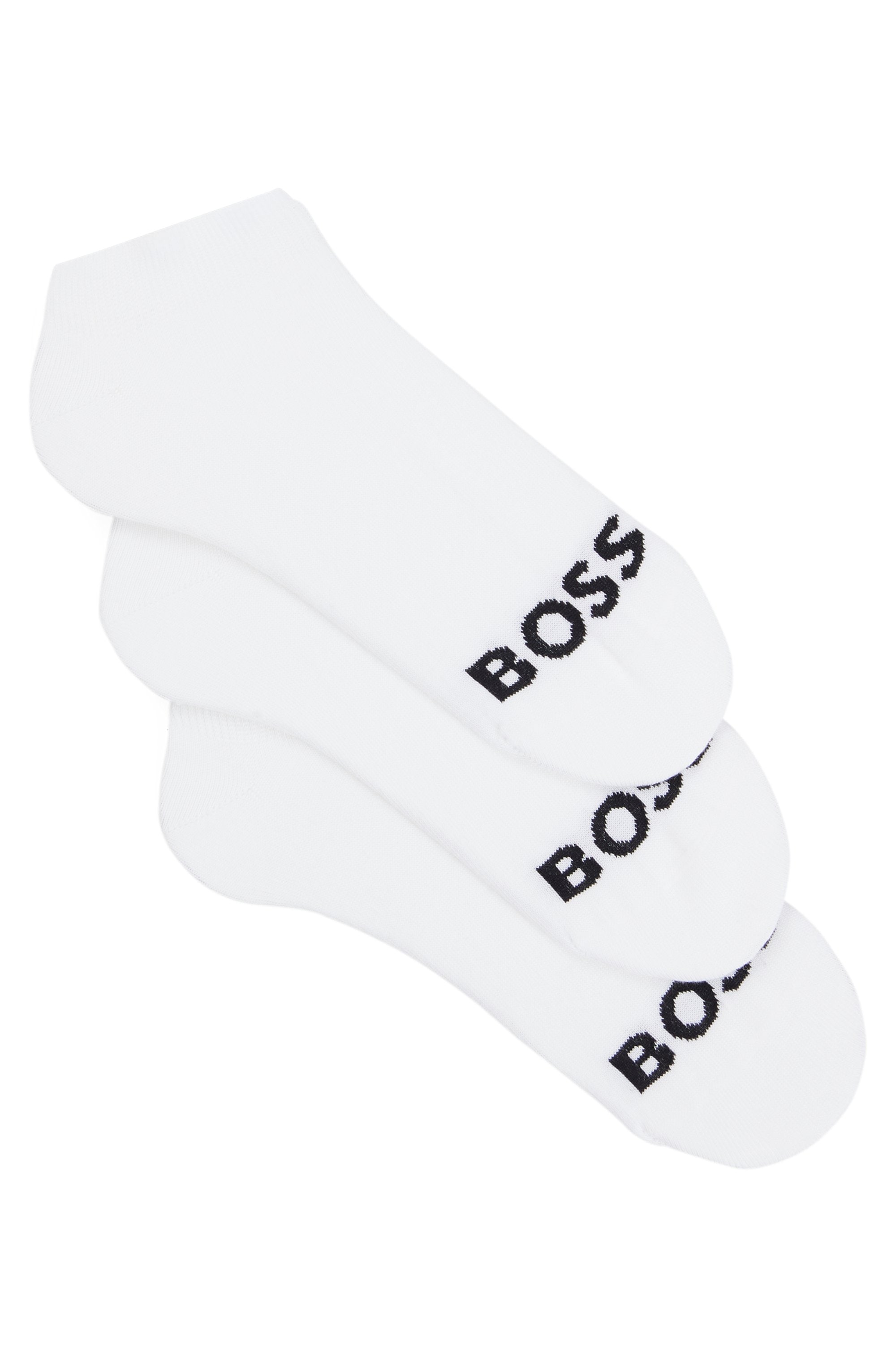 BOSS Sneakersocken »3P AS Logo CC W«, (Packung, 3 Paar, 3er), mit BOSS Logoschriftzug