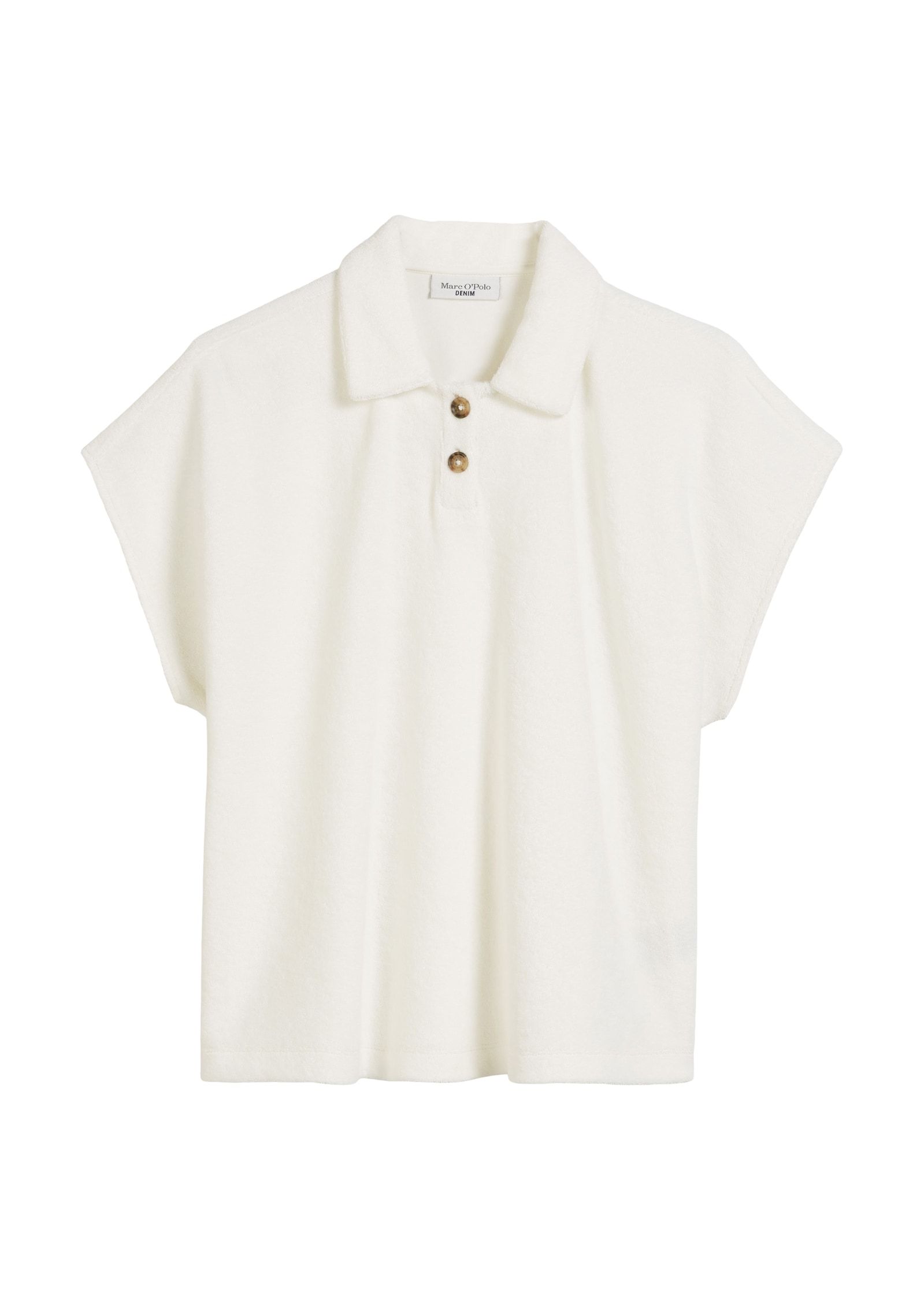 Marc O'Polo DENIM Poloshirt, aus Frottee, locker geschnitten