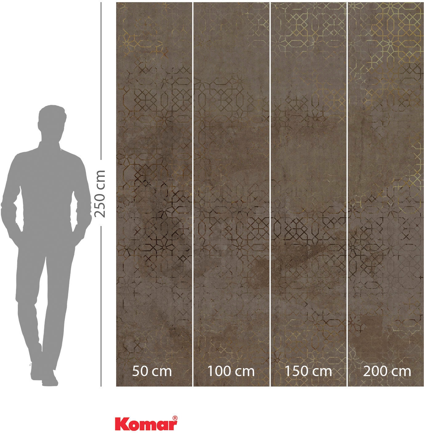 Komar Vliestapete »Digitaldruck Vlies - Calm Creativity - Grösse 200 x 250 cm«, bedruckt, Wohnzimmer, Schlafzimmer
