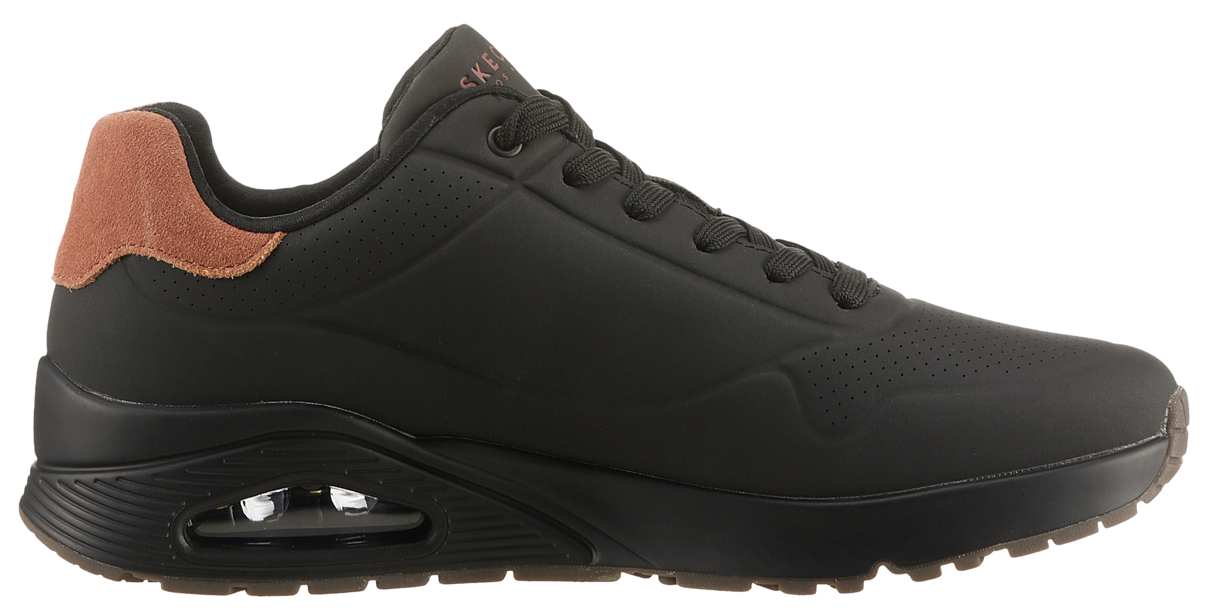 Skechers Sneakers »UNO-SUITED ON AIR«  chaussure de loisir, chaussure basse, chaussure à lacets avec semelle compensée tendance