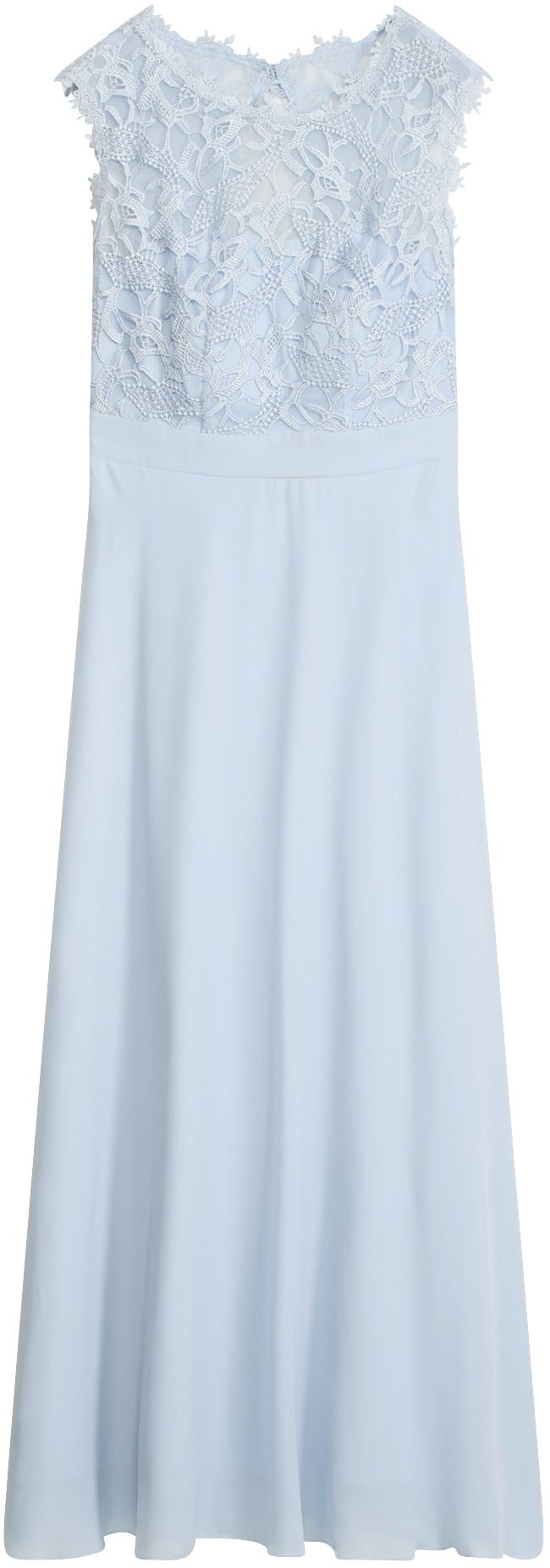 bonprix Maxikleid »Maxikleid mit Spitze« für festliche Anlässe, vollständig gefüttert, taillierte Passform