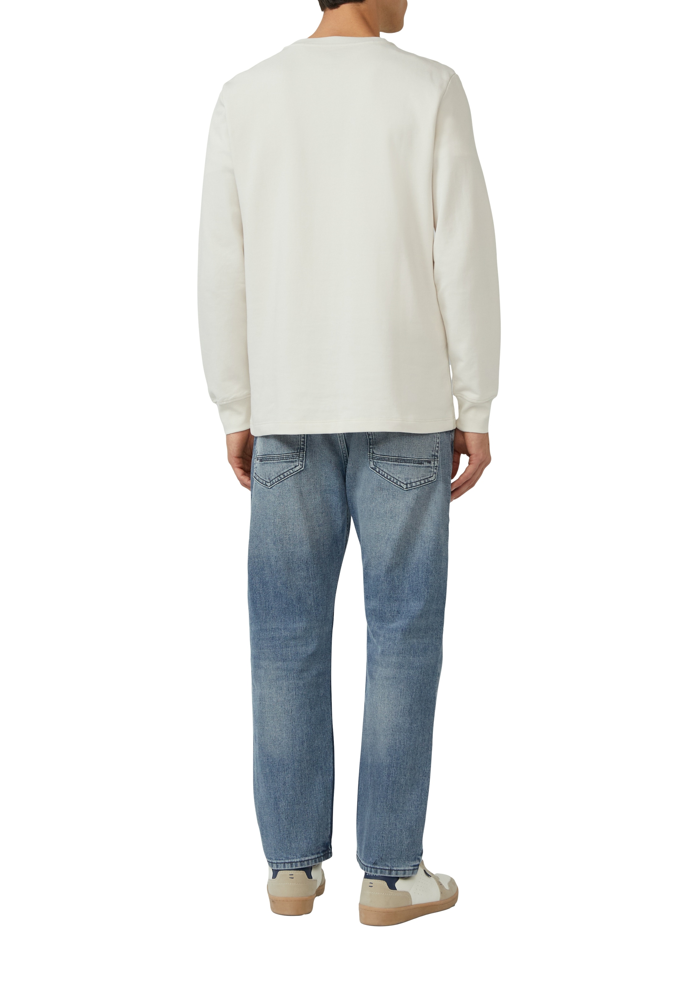 s.Oliver Langarmshirt mit Logo Stickerei