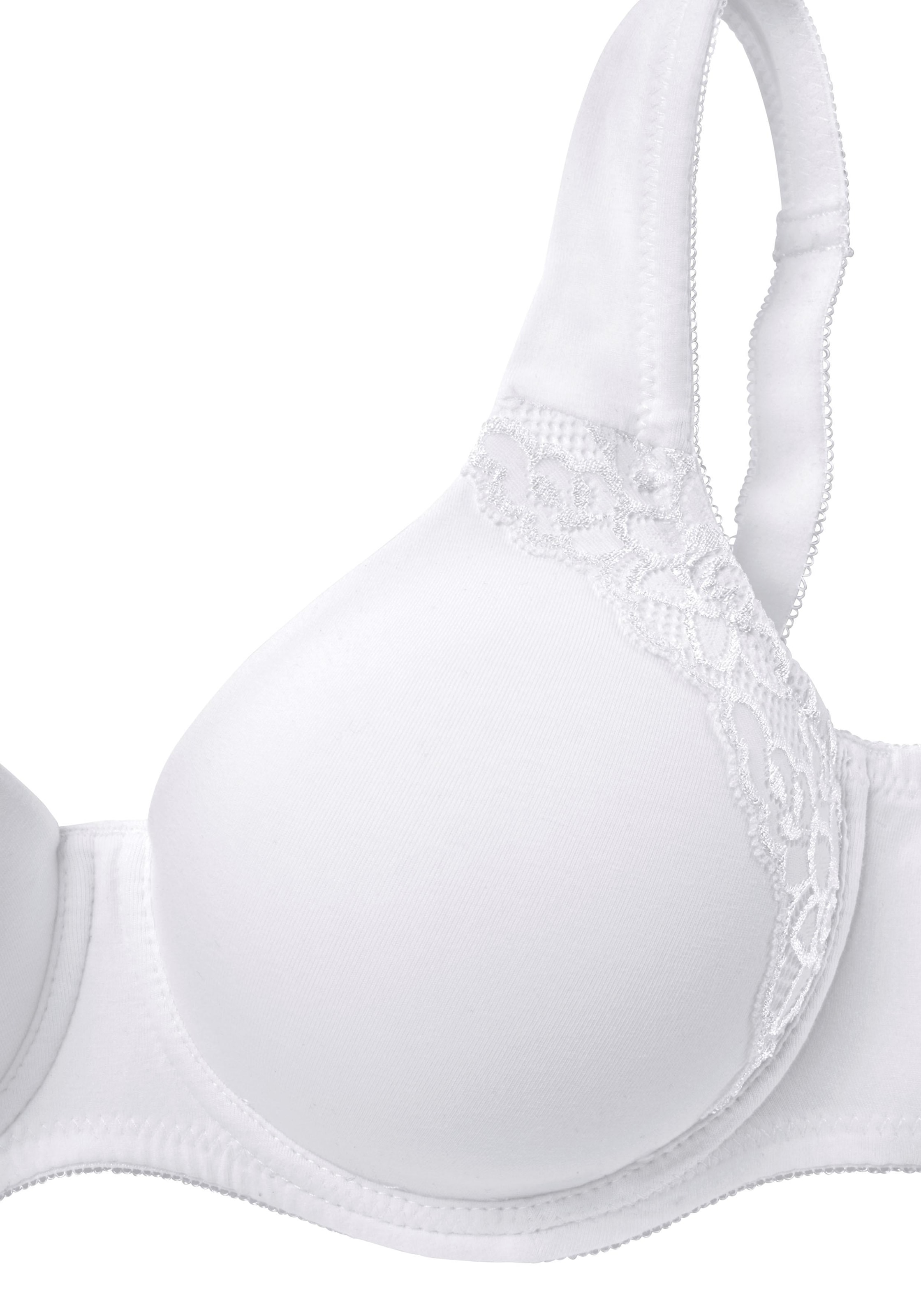 ♕ 2 Stück), breiteren versandkostenfrei Cups doppellagigen fleur Basic bestellen Minimizer-BH, mit Trägern, Bügel, (Packung, petite mit Dessous und