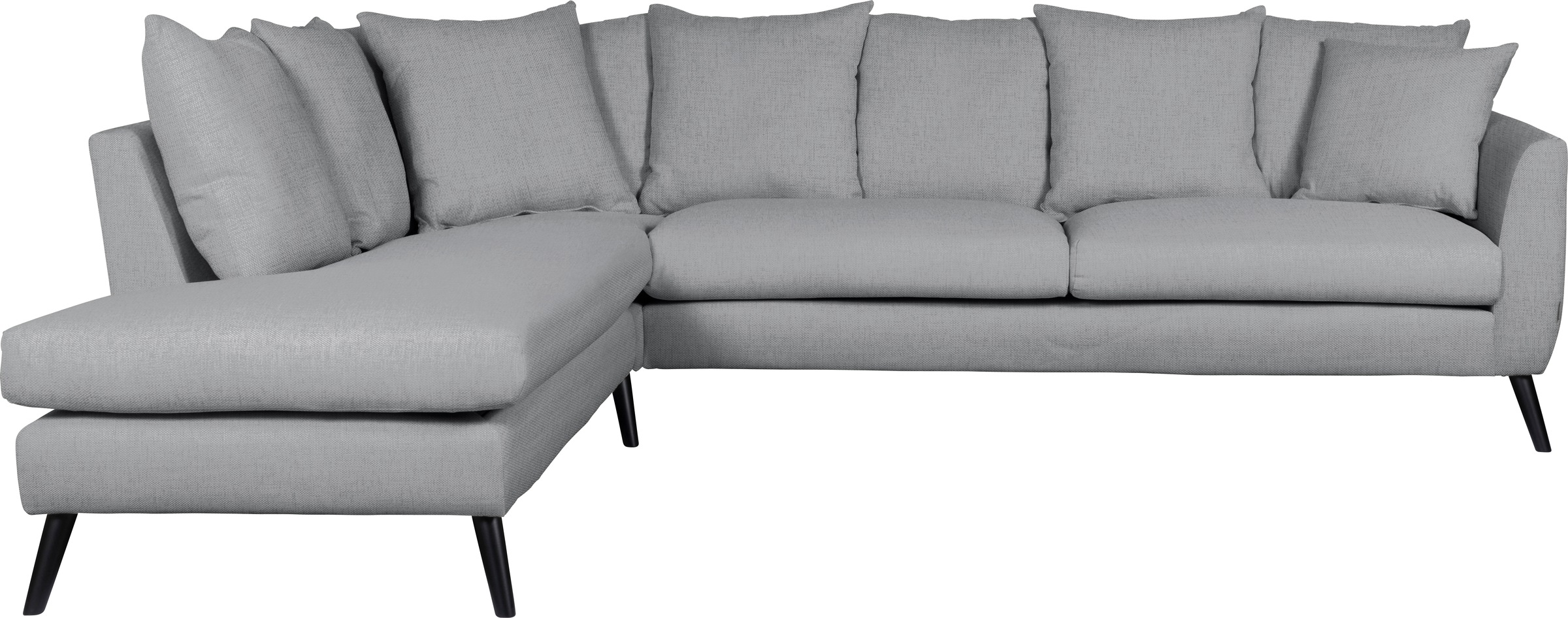 Image of furninova Ecksofa »Salma Night«, mit 9 Rücken- und 1 Zierkissen, im skandinavischen Design bei Ackermann Versand Schweiz