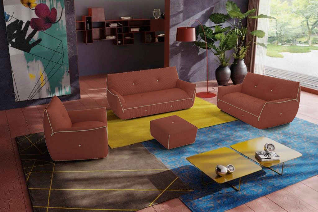 Egoitaliano Fauteuil »Yuki, extravagantes Design und höchster Sitzkomfort, tolle Details« mit bioelasatische MIcrofaser BOUNCE bezogen