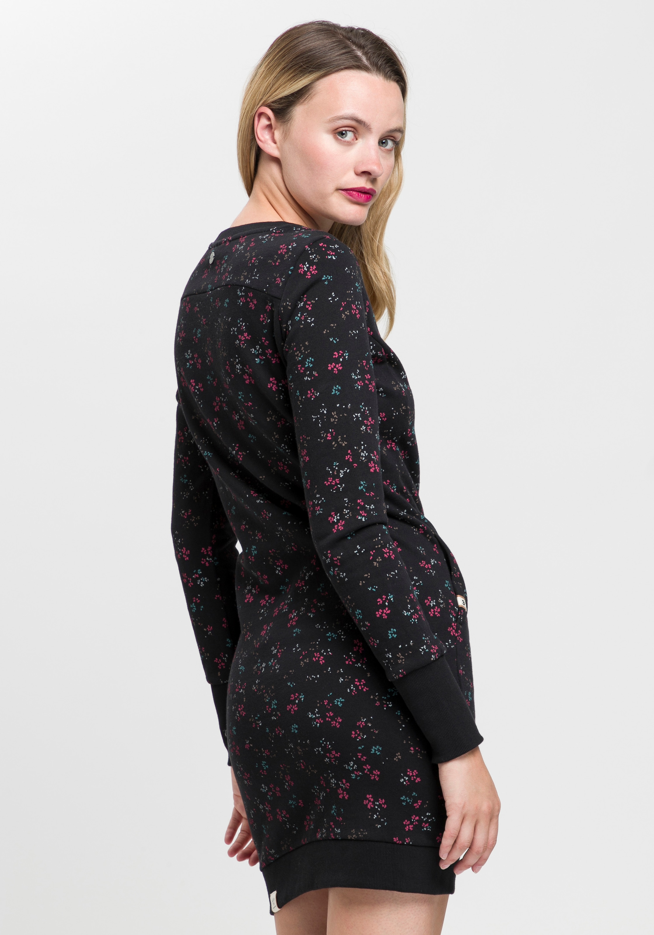 Ragwear Sweatkleid »MENITA O«, im Mille-Fleur All Over-Print