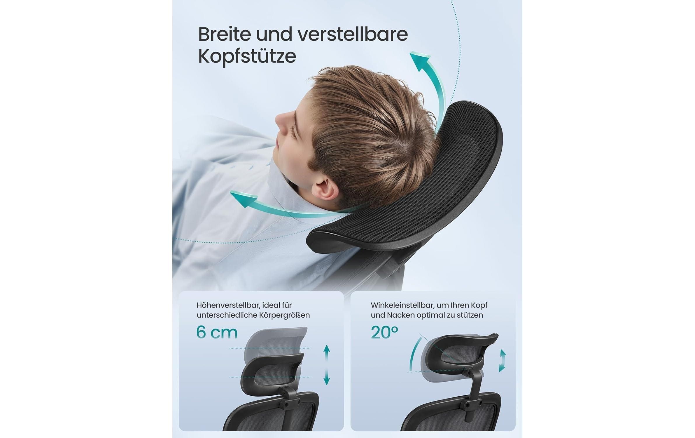 SONGMICS Chaise de bureau »mit Armlehnen« ()