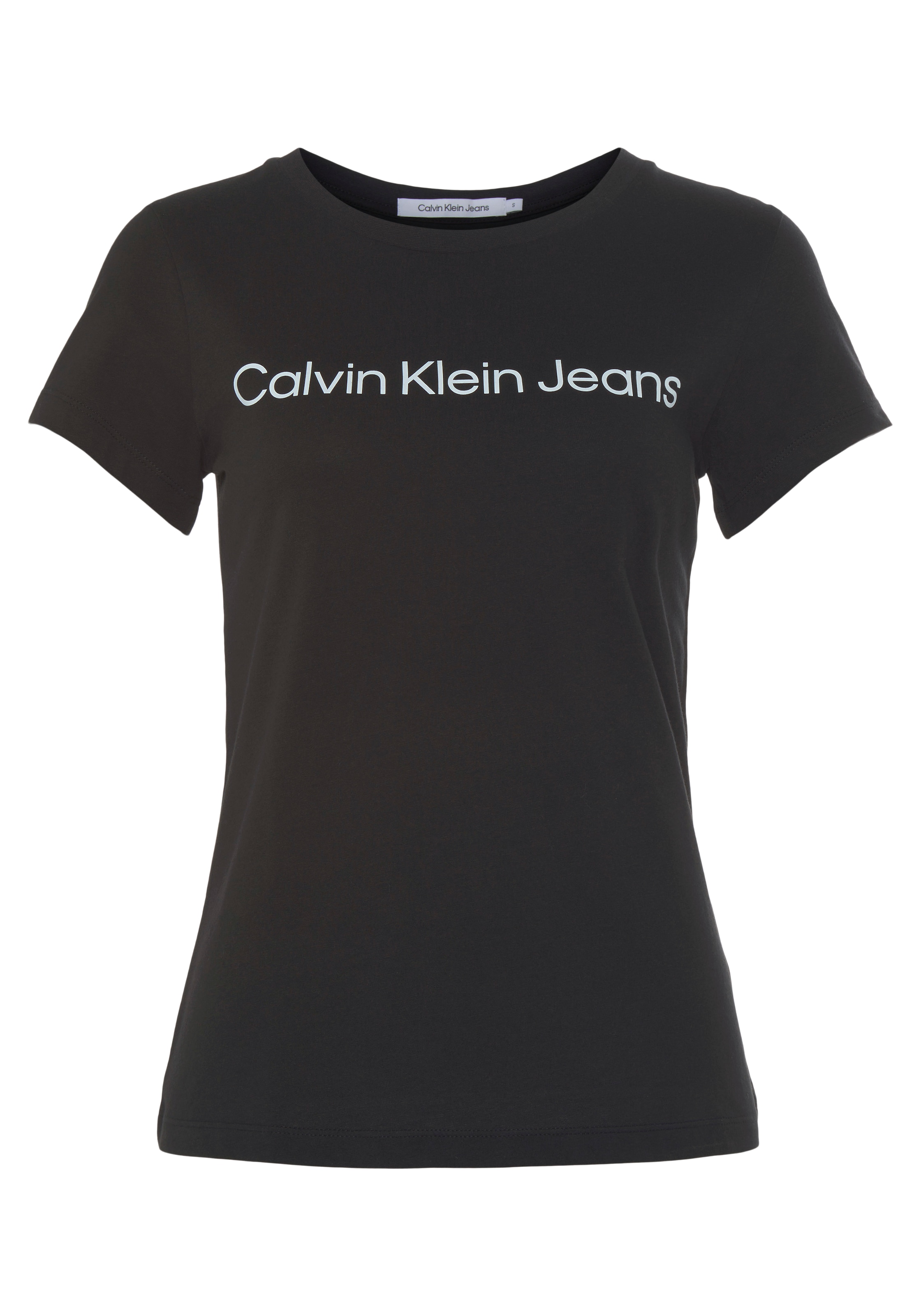 Calvin Klein Jeans T-Shirt »CORE INSTIT LOGO SLIM FIT TEE«, mit CK-Logoschriftzug