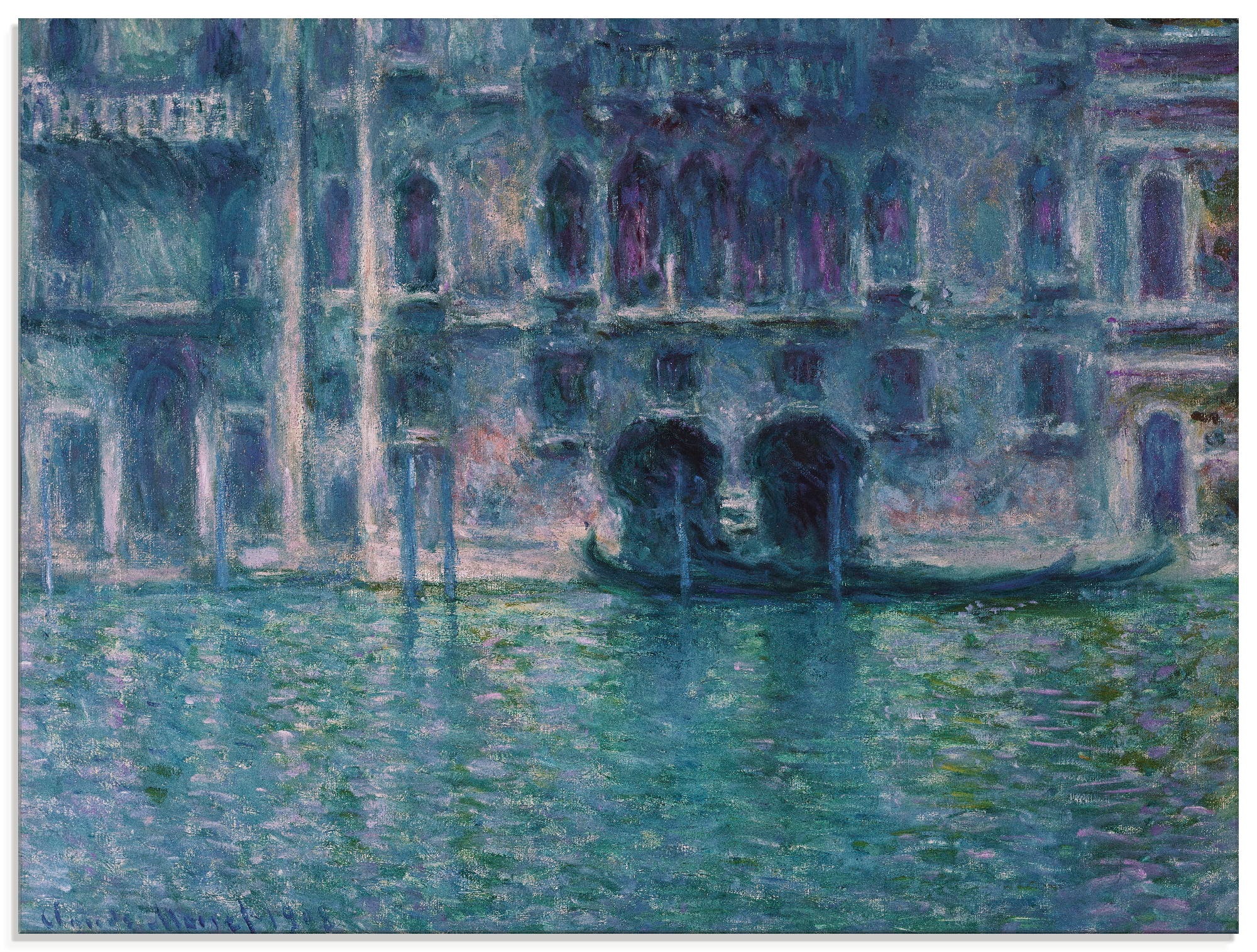 Image of Artland Glasbild »Der Palazzo de Mula in Venedig. 1908«, Italien, (1 St.) bei Ackermann Versand Schweiz