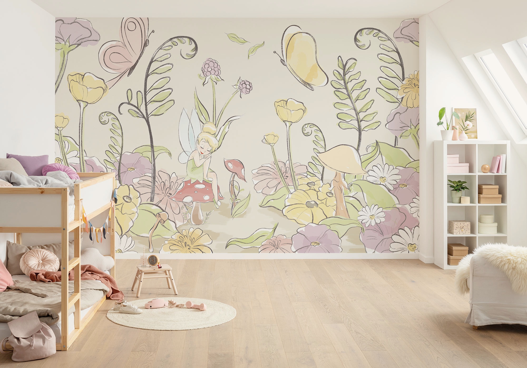 Image of Komar Kindertapete "Disney Tinker Bell Infant" bedruckt glatt