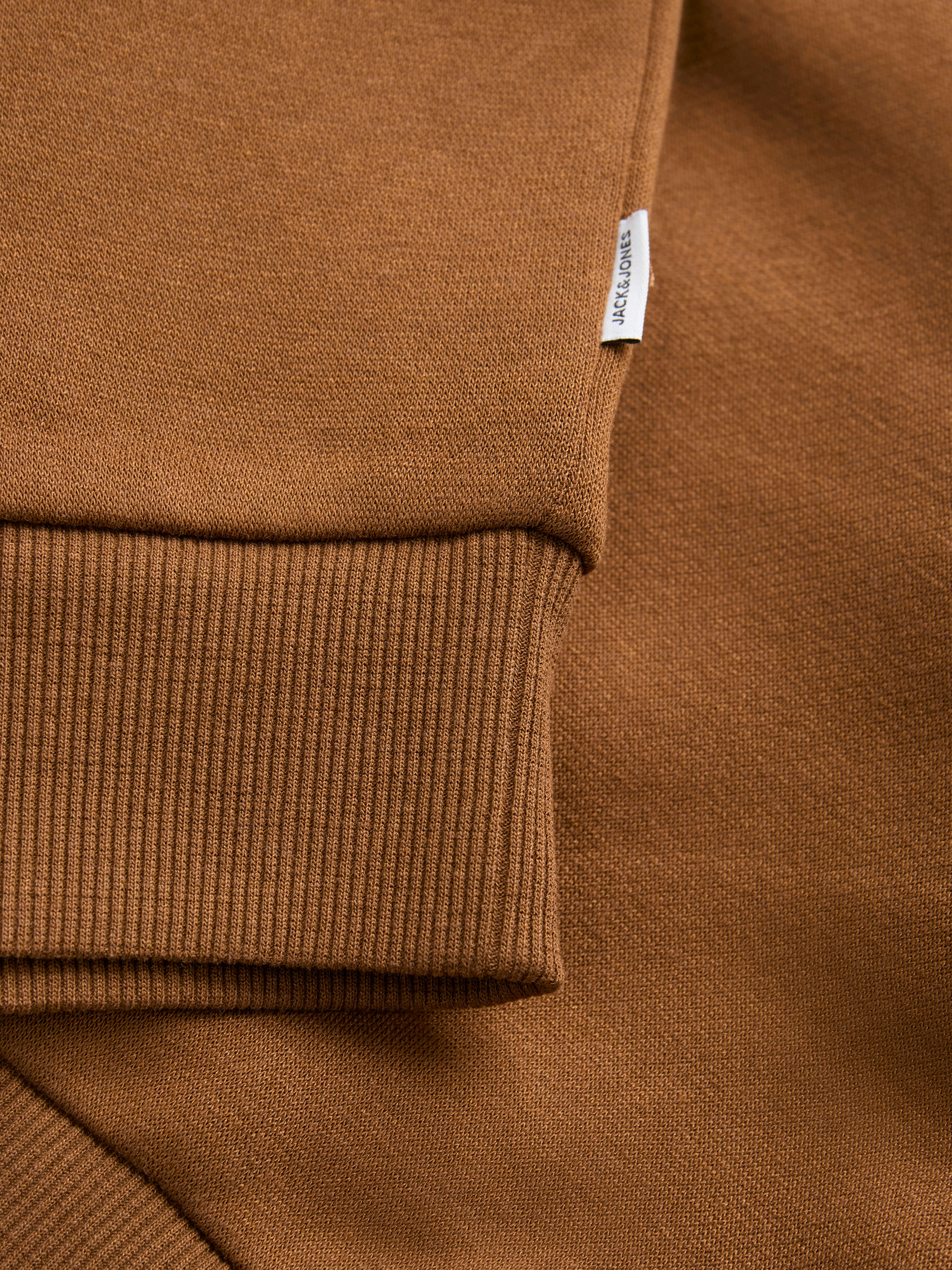 Jack & Jones Sweatshirt »JJEBRADLEY SWEAT HALF ZIP NOOS«, mit Troyer Kragen
