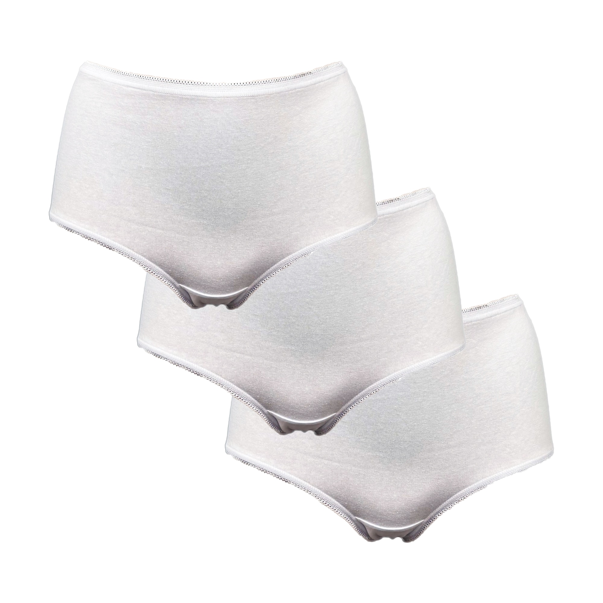 Image of My Basic Midislip "Midi cotton brief" 3er Pack, basic, eng, elastisch, bequem, weich, mit Bund, Baumwollmix
