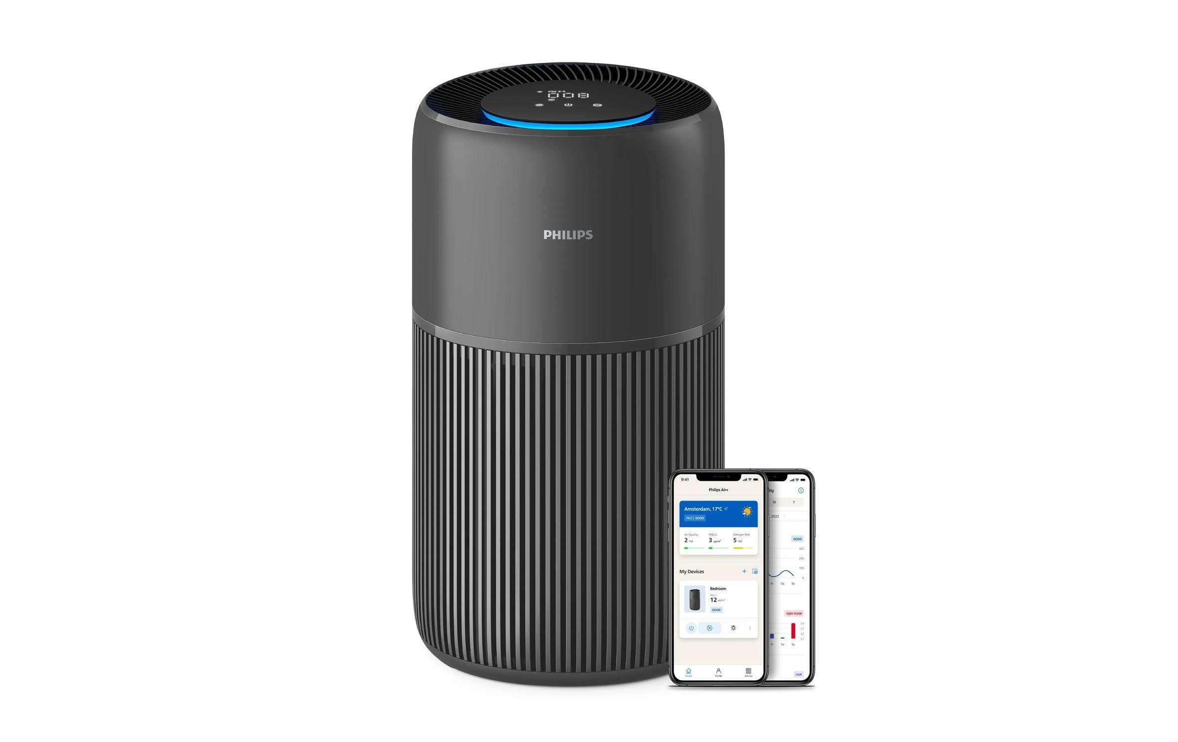 Philips Purificateur d'air »PureProctect Quiet 2200 Series, Luftreinigungsrate 420 m³/h« für 109  m² Räume 3-Schichten-HEPA-Filtersystem, mit App Verbindung, leise