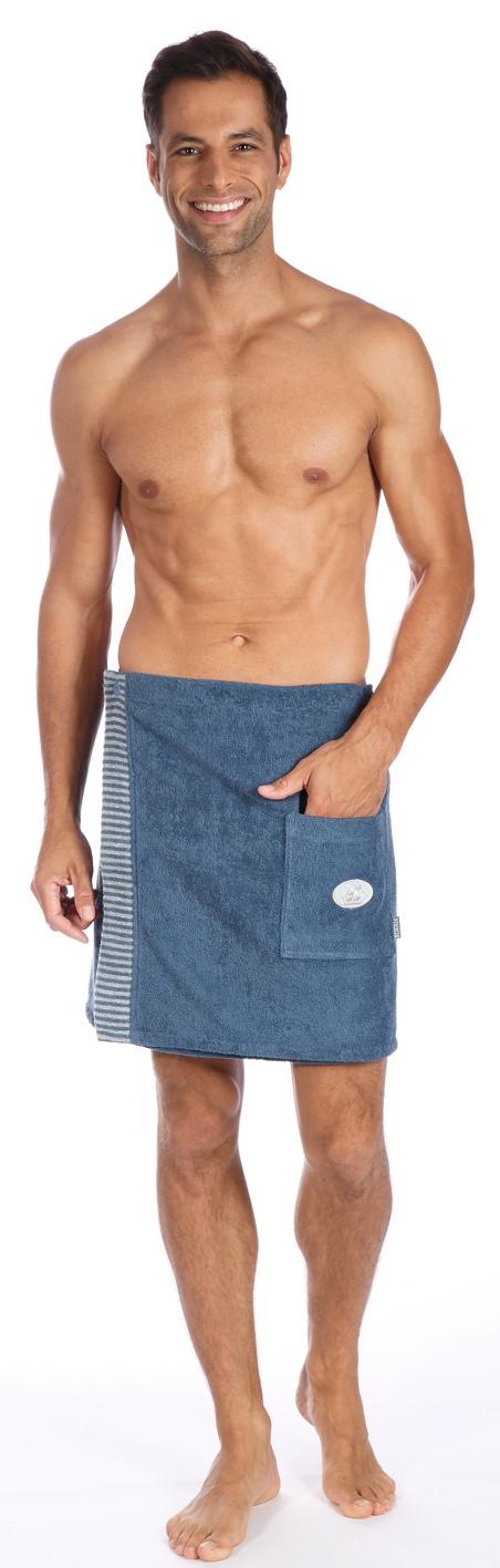 Image of Egeria Kilt "Ben, ideal für Sauna & Spa" 1 Stk. mit Streifen-Akzent