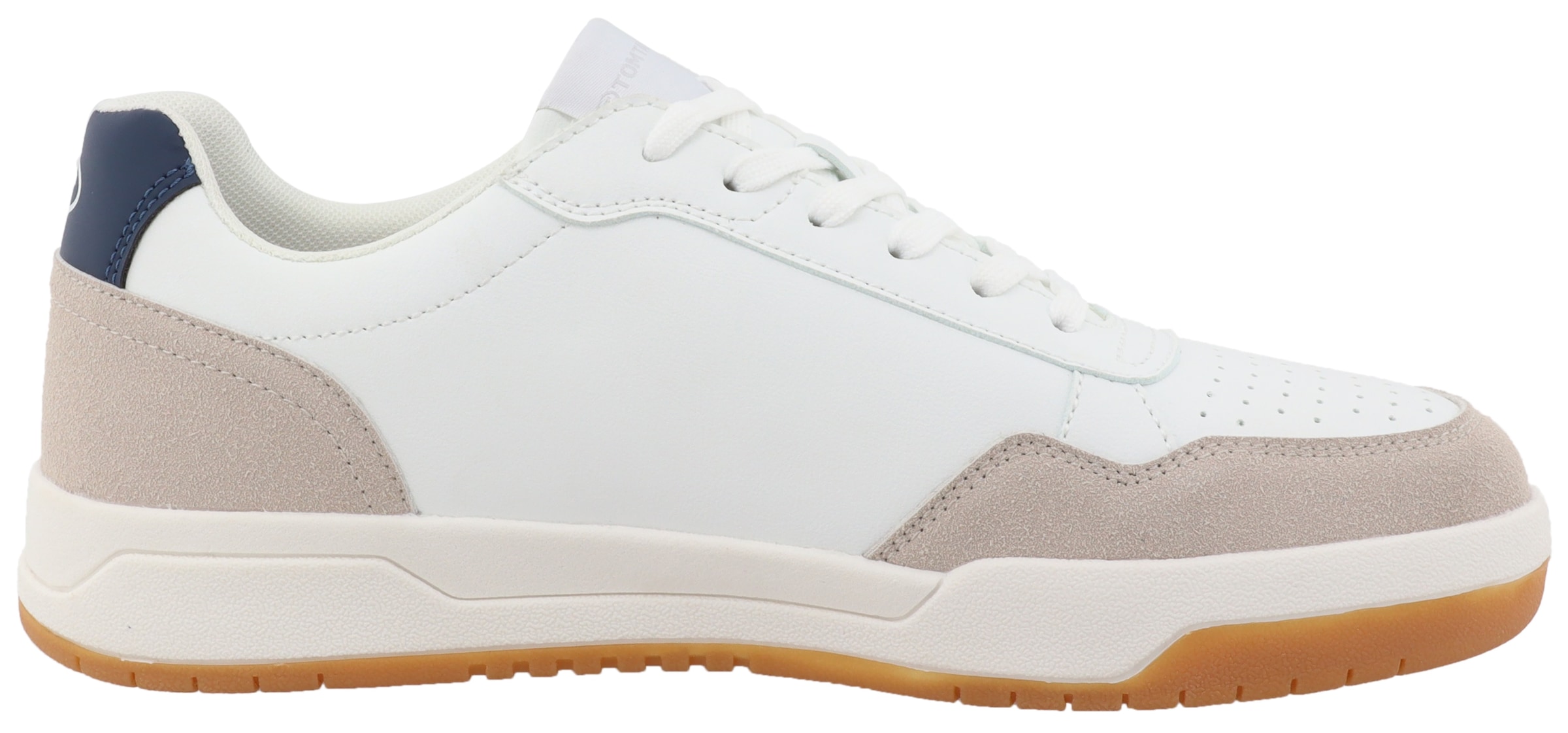 TOM TAILOR Keilsneaker  , Freizeitschuh, Halbschuh, Schnürschuh mit Lochmuster