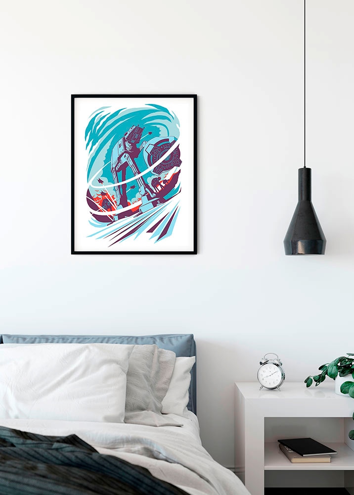 Komar Bild »Star Wars Classic Vector Hoth«, Star Wars, (1 St.), Wandbild zur Dekoration im Kinderzimmer - ohne Rahmen