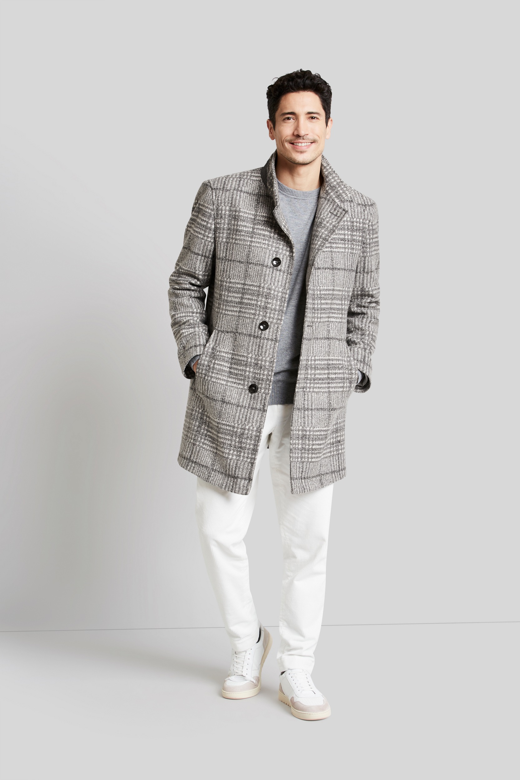 bugatti Wollmantel, im Karodesign