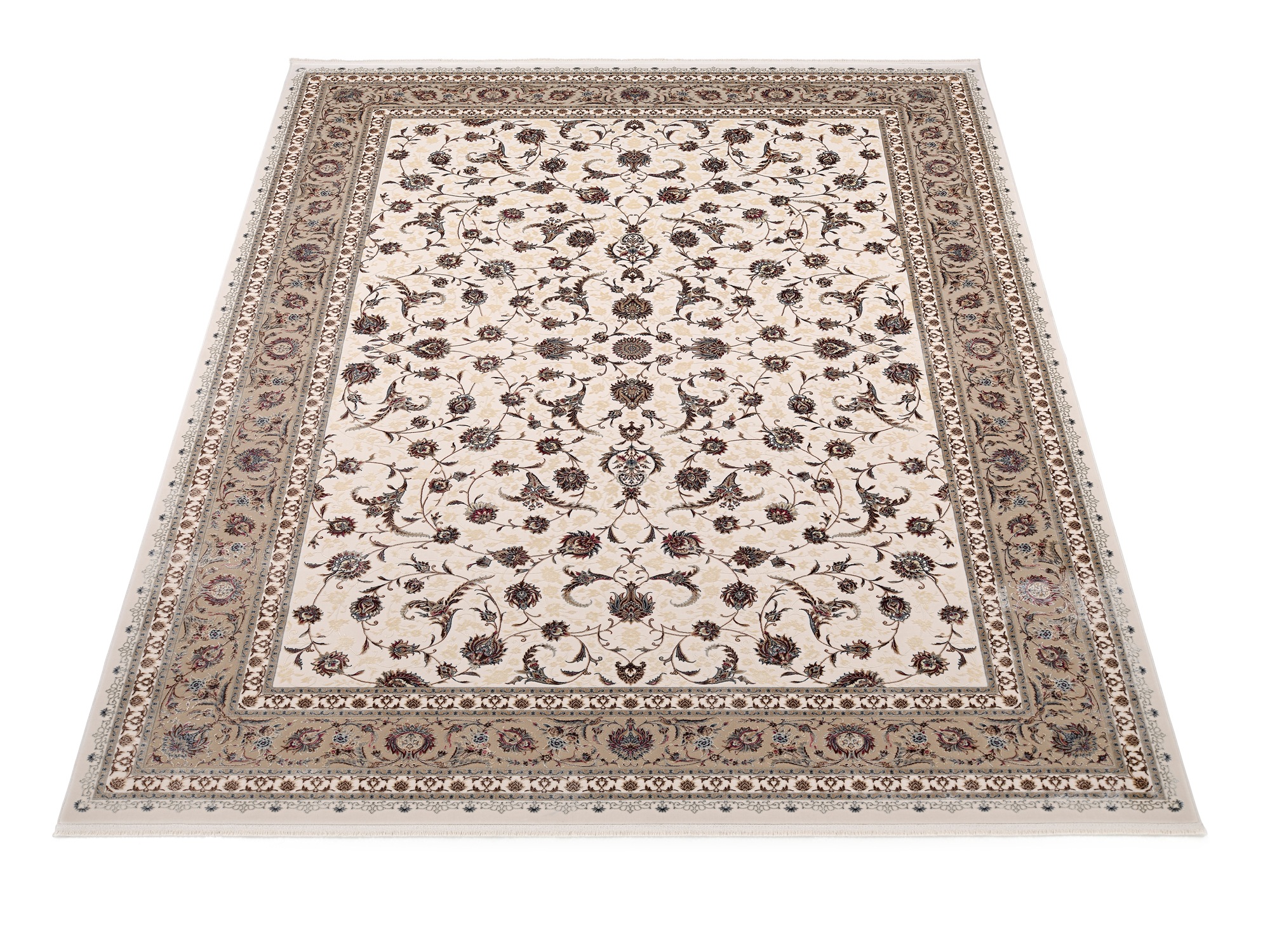 OCI DIE TEPPICHMARKE Teppich »MYSTIC HERITAGE«, rechteckig, 7 mm Höhe, florale Muster in 3D-Optik, maschinell gewebt, Viskose