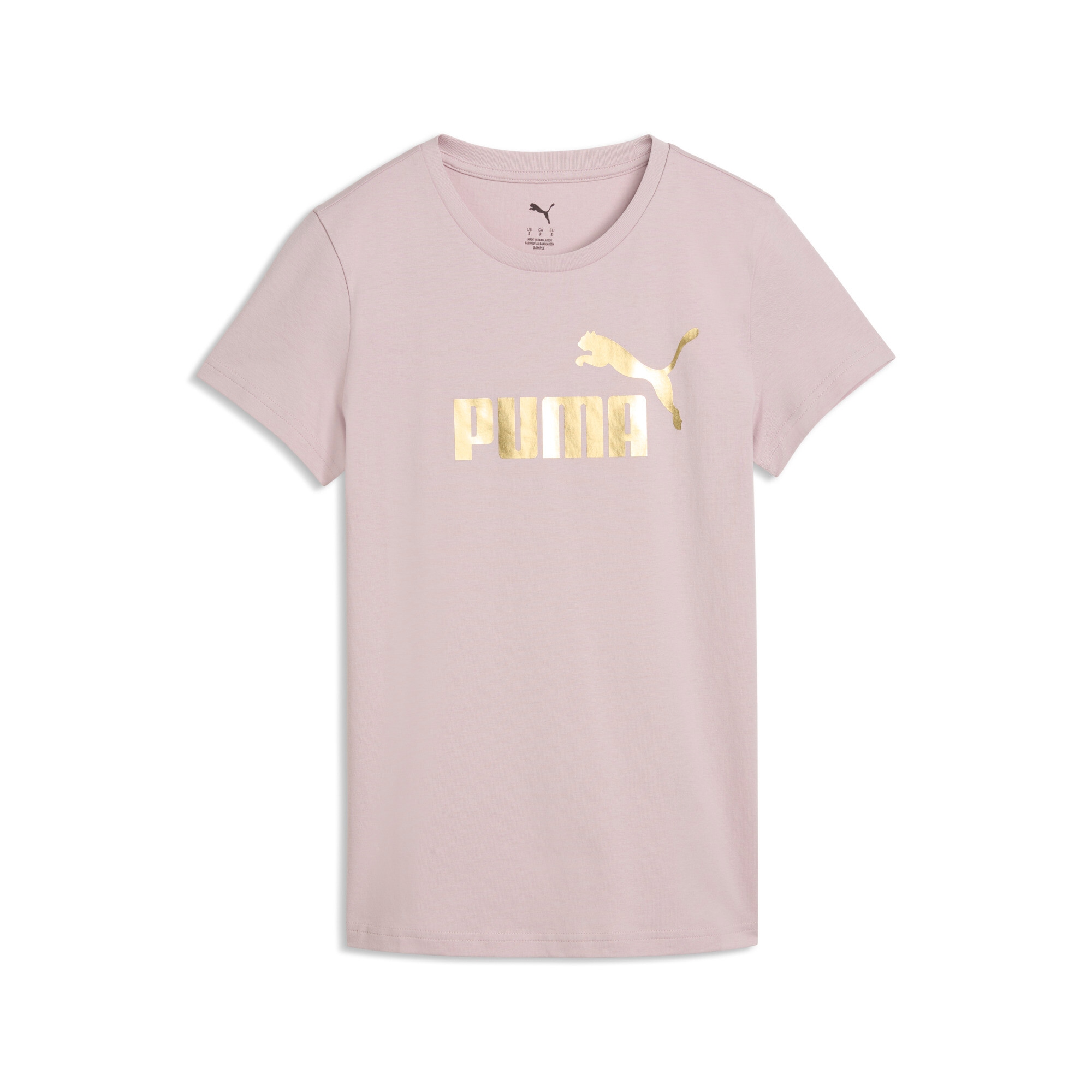 PUMA T-shirt »ESS NO 1 LOGO METALLIC TEE« manches courtes, col rond