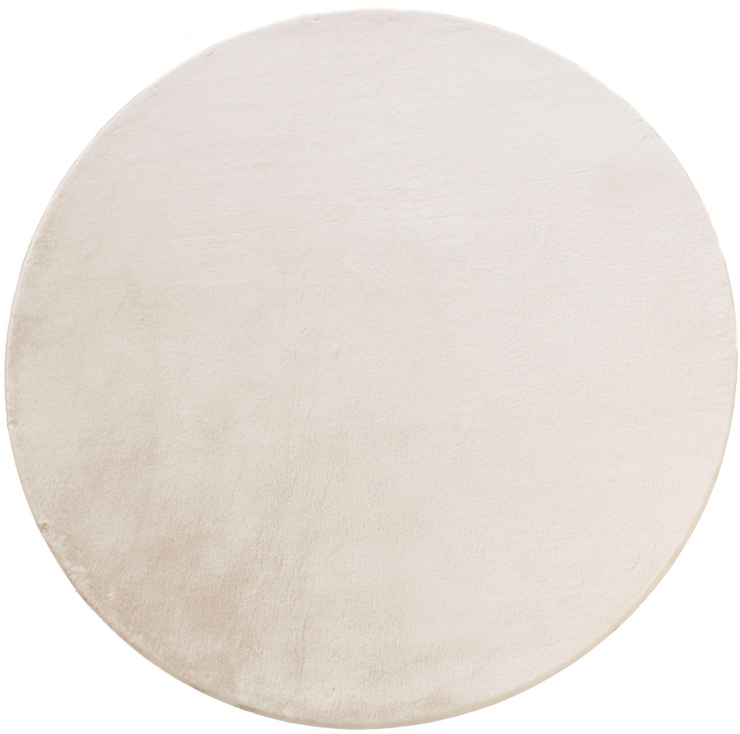 Leonique Fellteppich »Balu«, rund, 20 mm Höhe, Kunstfell in Kaninchenfell Haptik, fussbodenheizungsgeeignet, pflegeleicht, ideale Teppiche für Wohnzimmer, Schlafzimmer, Esszimmer, Arbeitszimmer