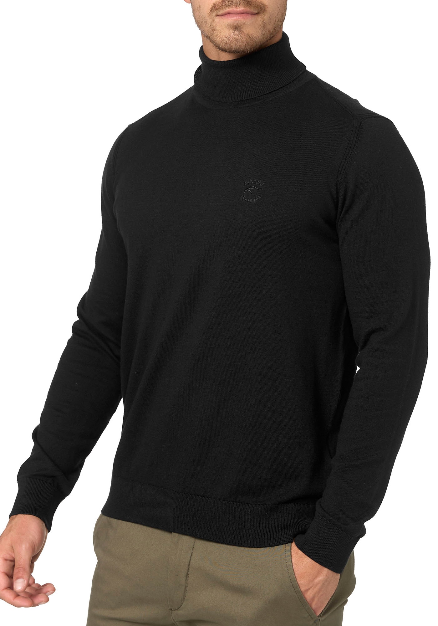 Indicode Pull à col roulé »Van Paul«