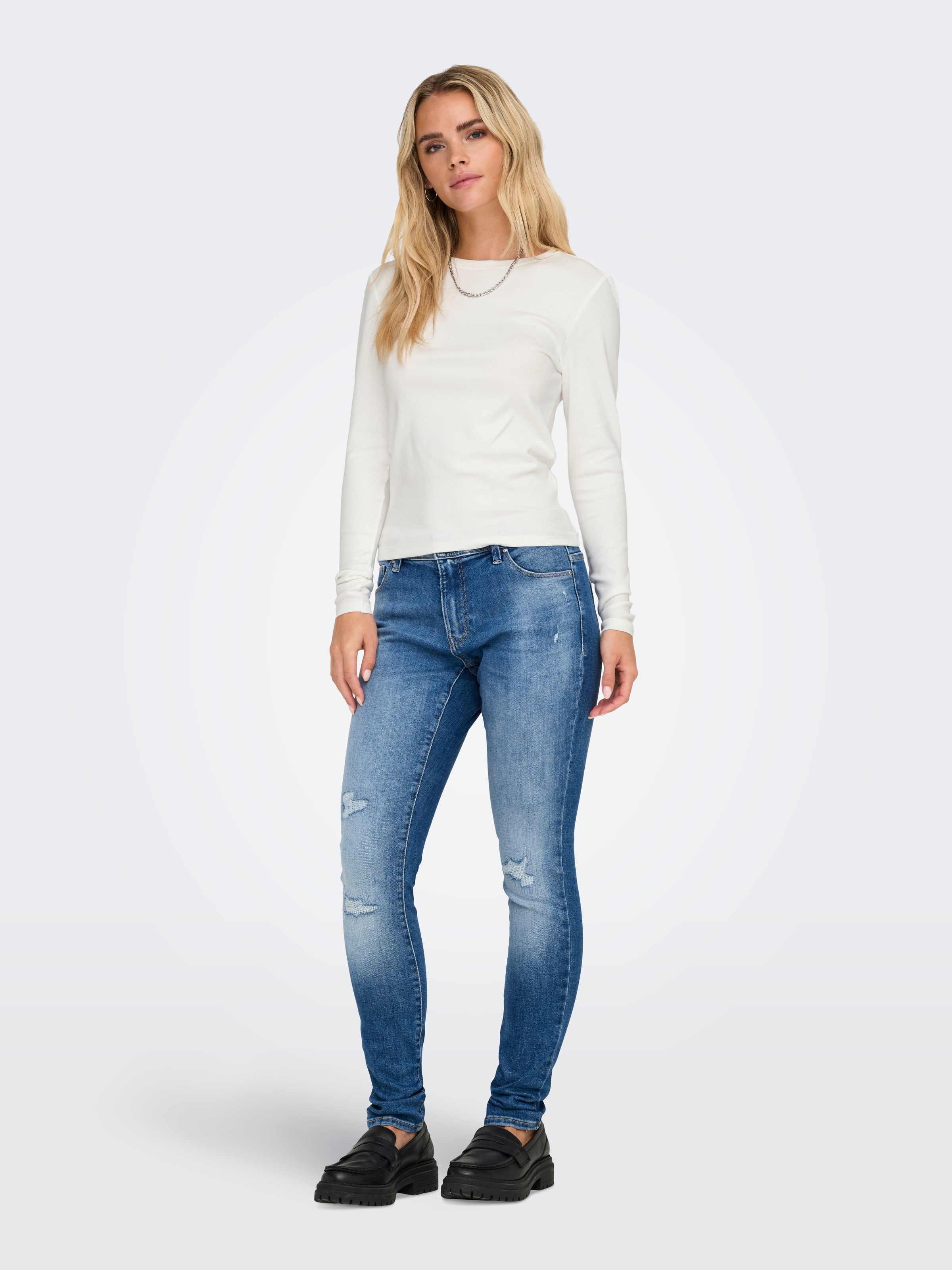 ONLY Langarmshirt »ONLRILEY O-NECK L/S TOP JRS«