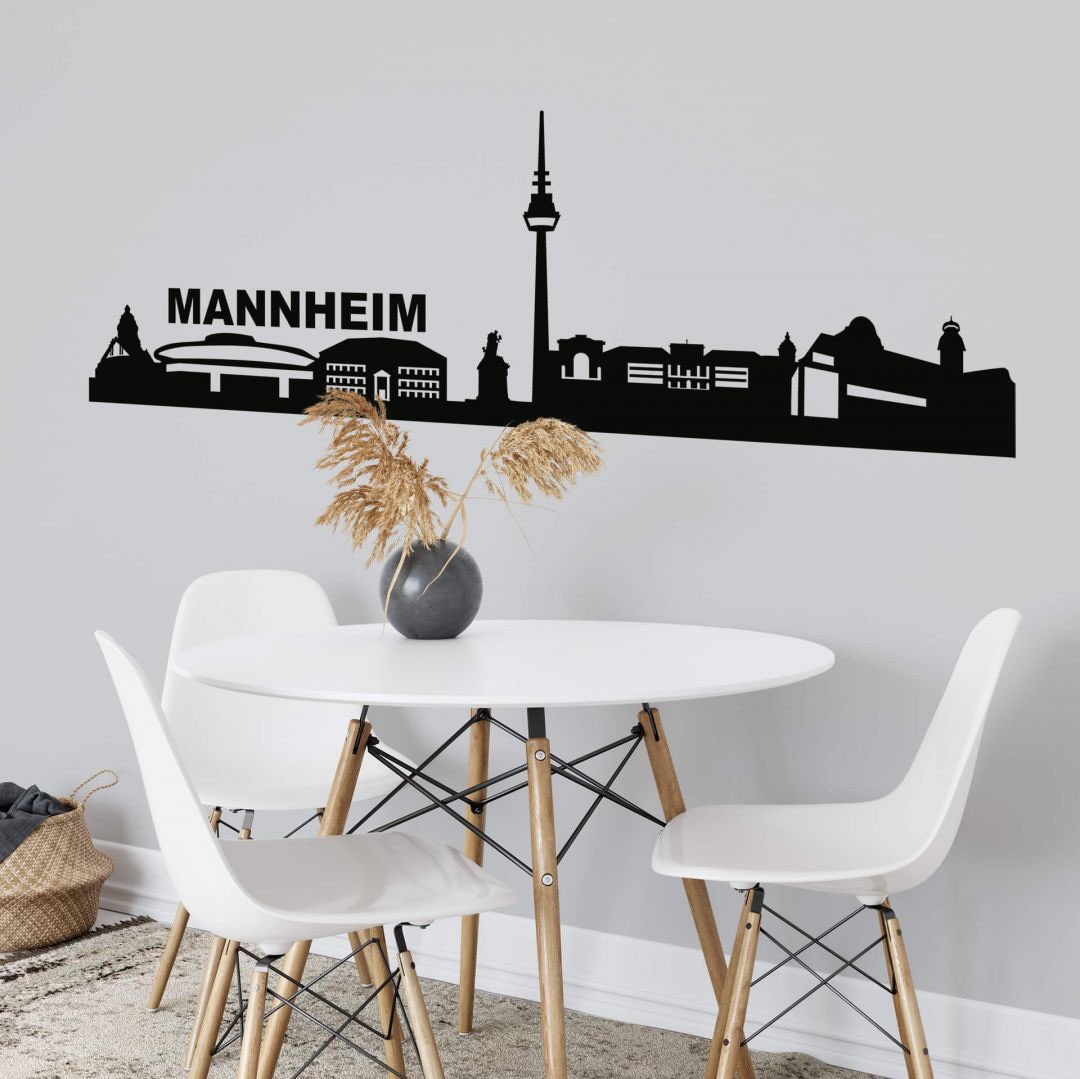 Wall-Art Wandtattoo »Stadt Skyline Mannheim 120cm«, (1 St.) günstig!