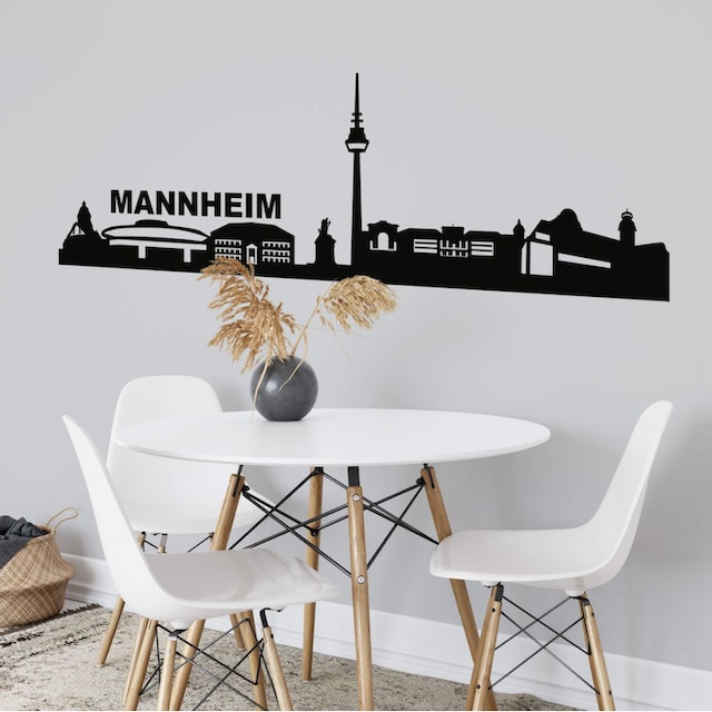 Wall-Art Wandtattoo »Stadt Skyline Mannheim 120cm«, (1 St.) günstig!