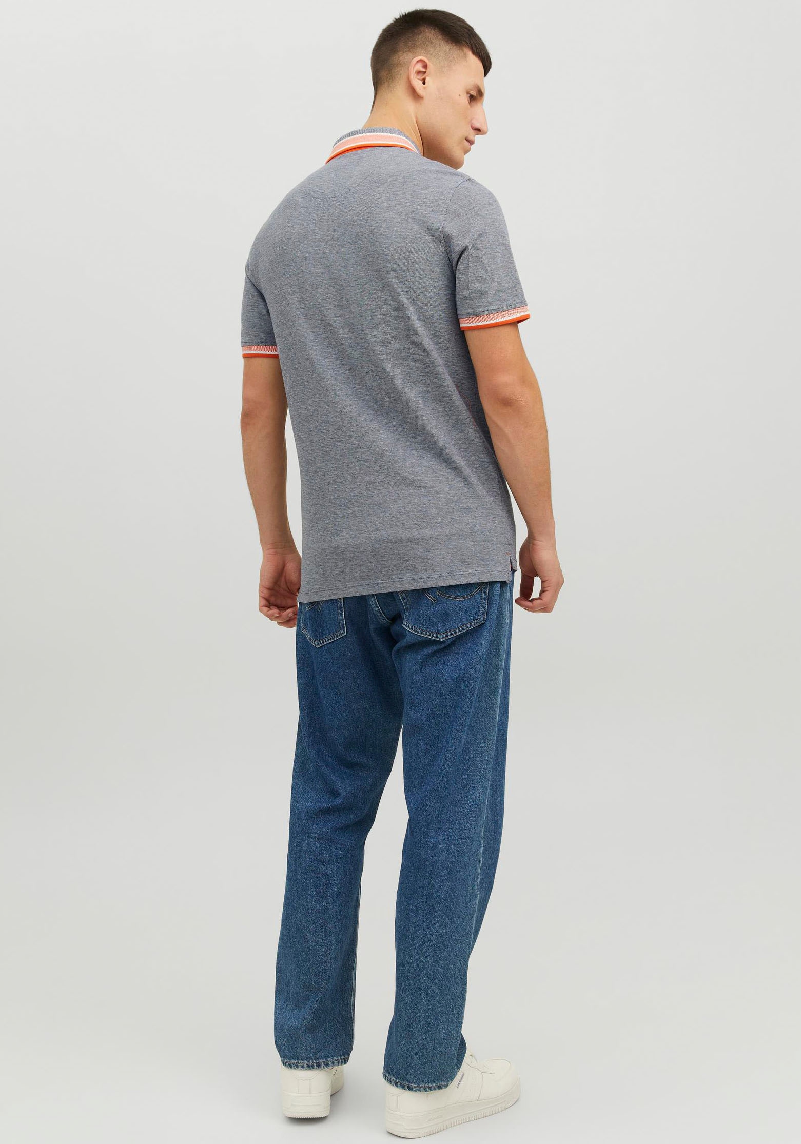 Jack & Jones Poloshirt »JJEPAULOS POLO SS NOOS«, mit Logo Stickerei