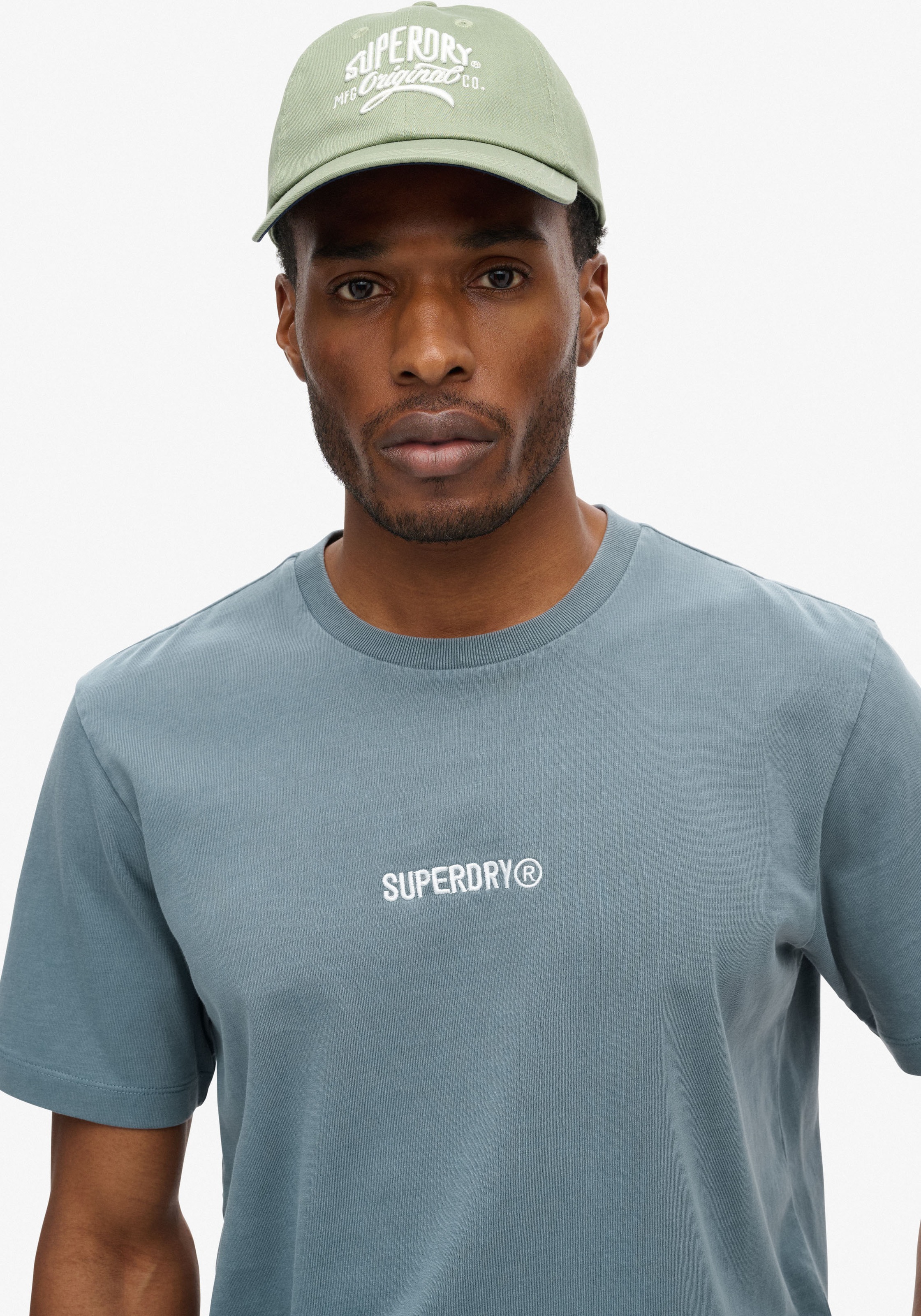 Superdry Rundhalsshirt »MICRO LOGO GRAPHIC LOOSE TEE«