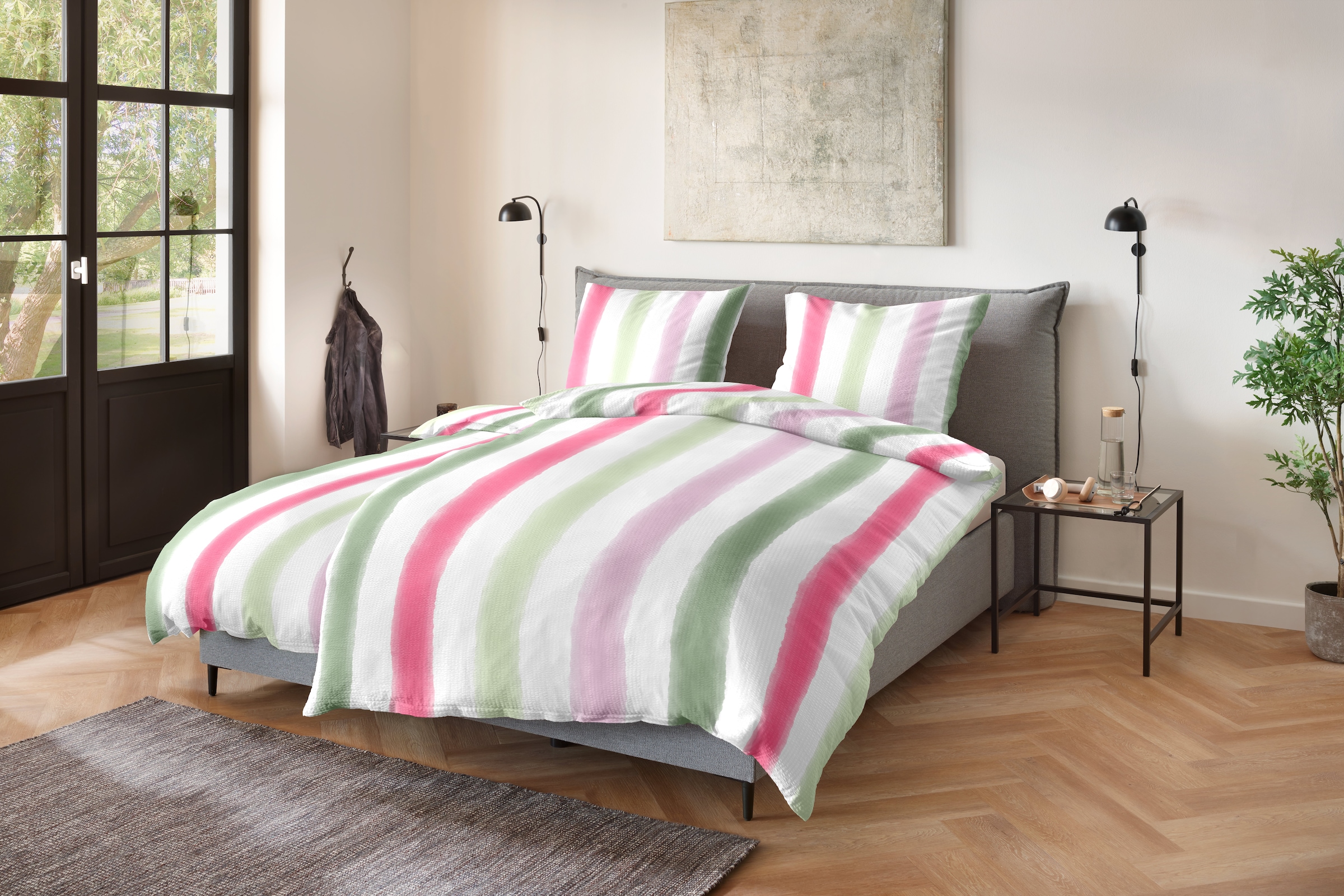 Primera Linge de lit »Soft-Seersucker-Bettwäsche Soft lines« 2