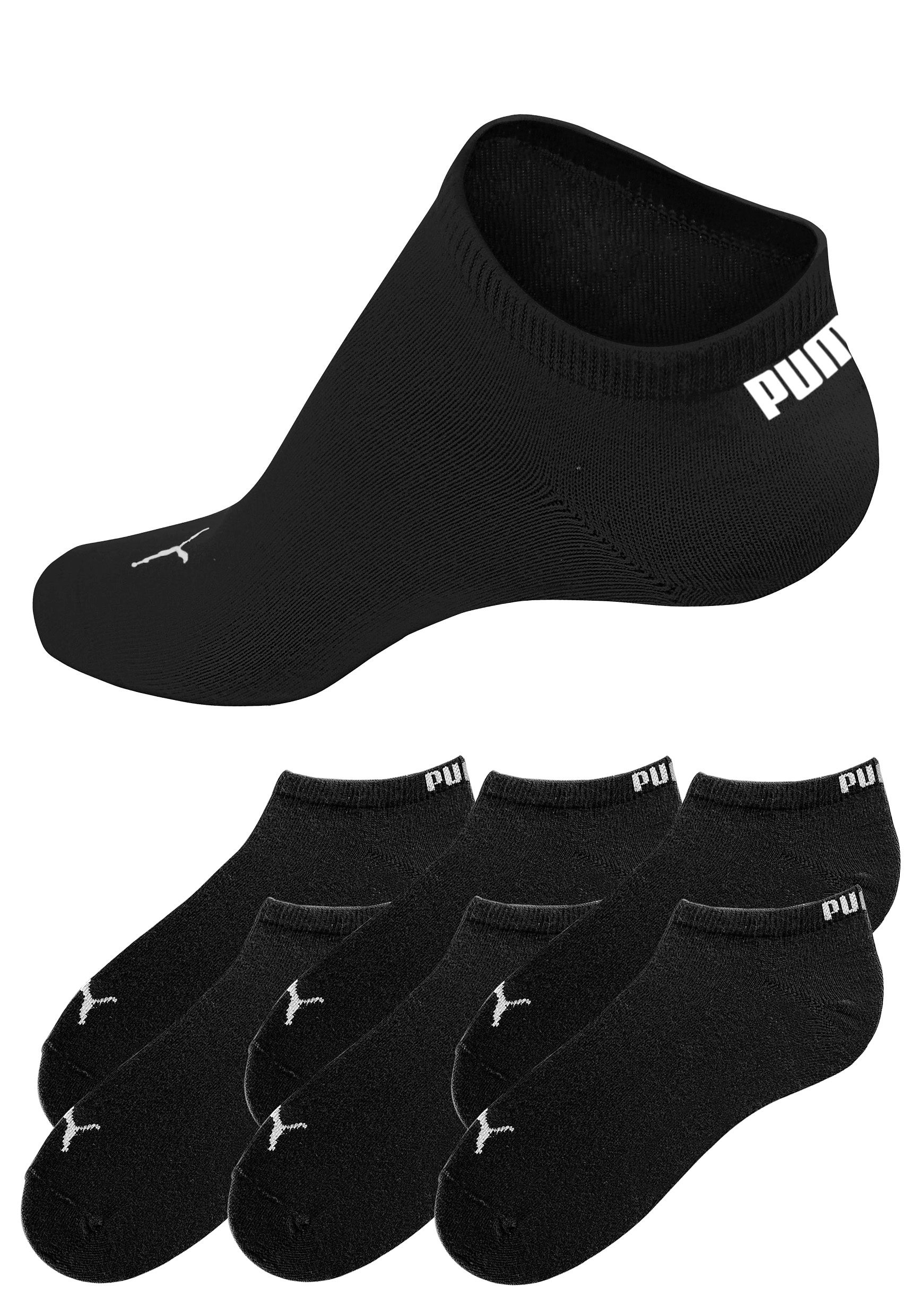 PUMA Sneakersocken, (6er-Pack), mit eingestricktem Markenlogo