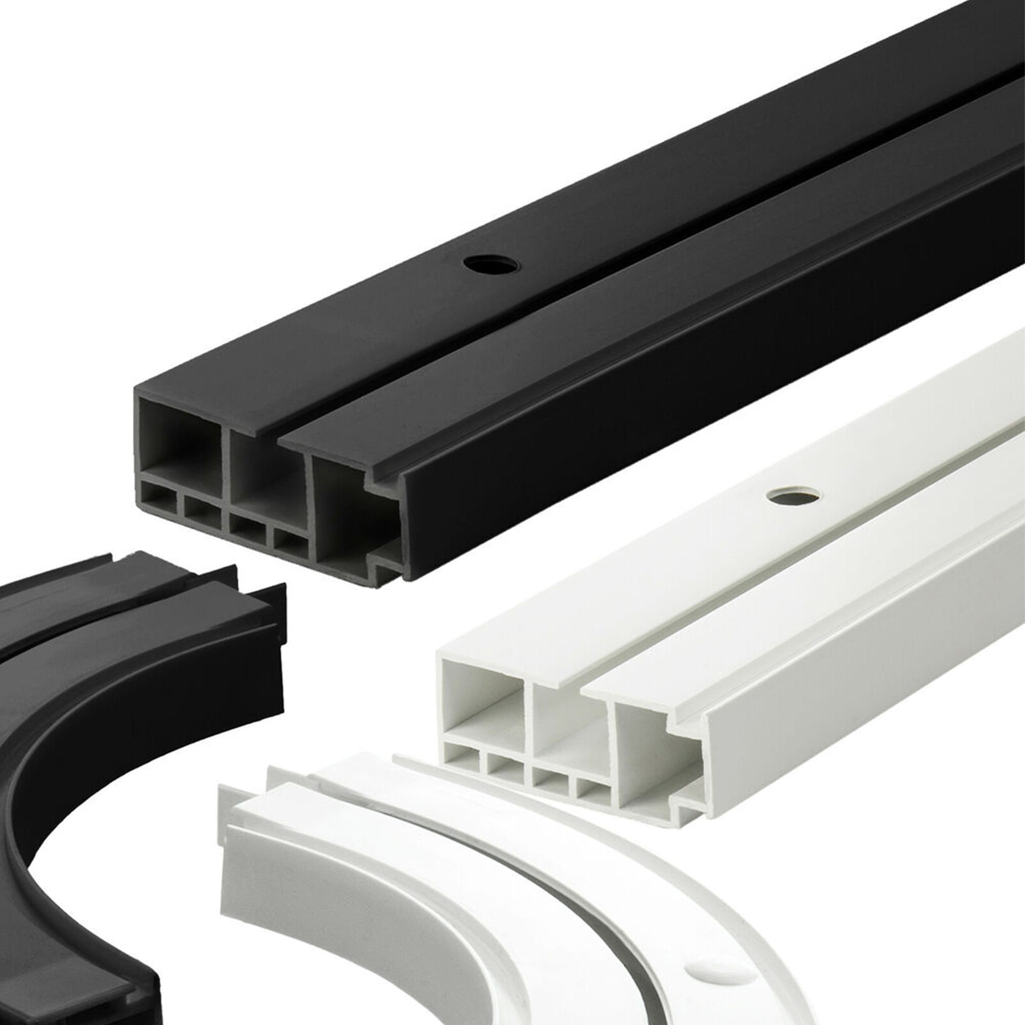 SN DECO GROUP Gardinenschiene »Aussenbogen für Vorhangschiene SH«, 1 läufig-läufig