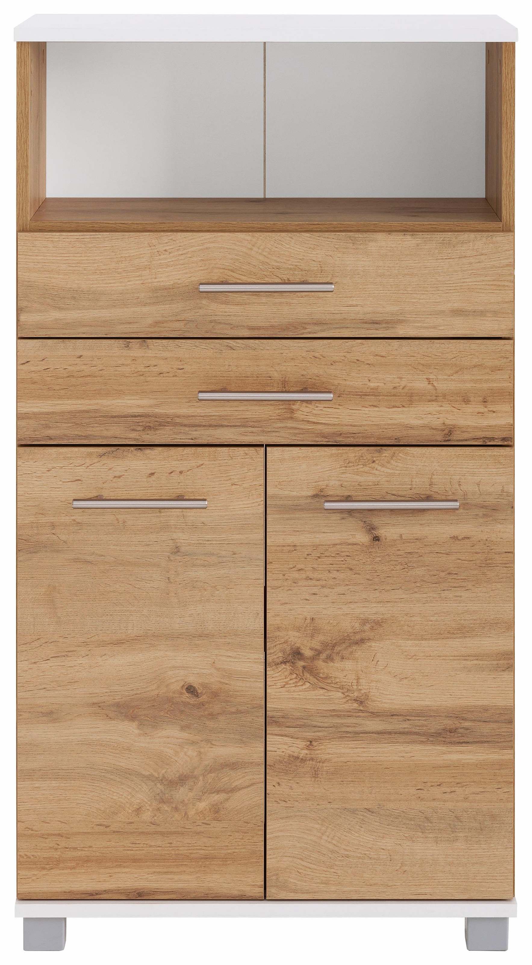 Schildmeyer Midischrank »Rhodos«, Breite 60 cm, verstellbarer Einlegeboden,  Metallgriffe, 2 Schubladen bequem kaufen
