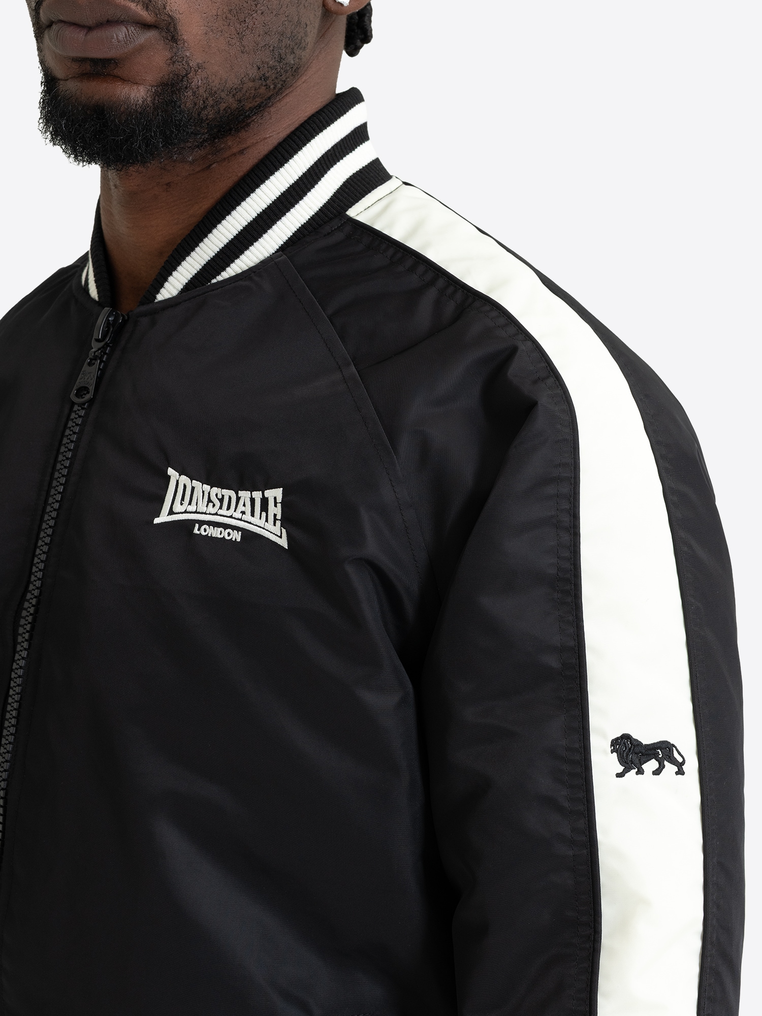 Lonsdale Veste courte »SHORTLANDS« mit sportlichem Look, aus Polyester, normale Passform