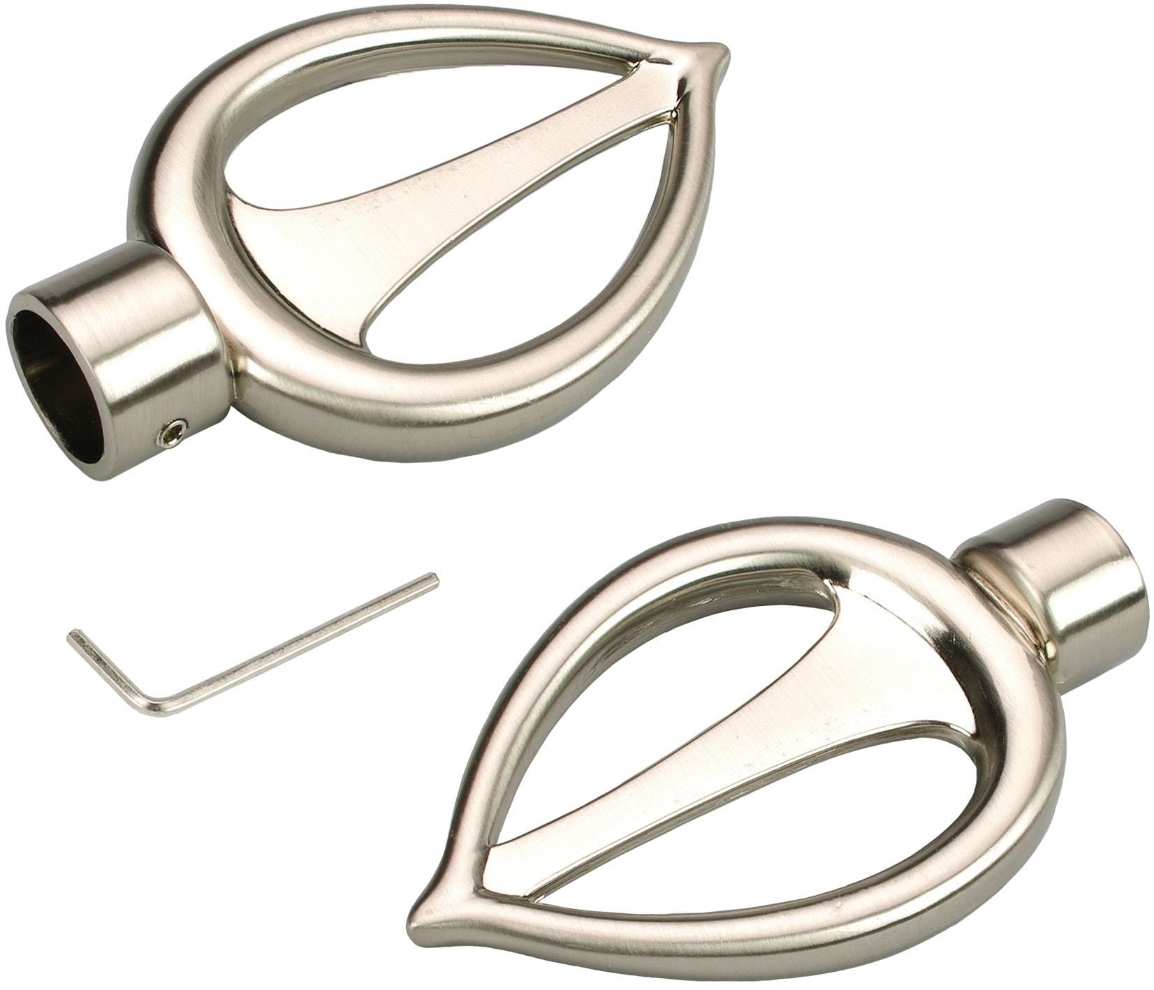 Image of Liedeco Gardinenstangen-Endstück »Flamme«, (Set, 2 St.), für Gardinenstangen Ø 16 mm bei Ackermann Versand Schweiz