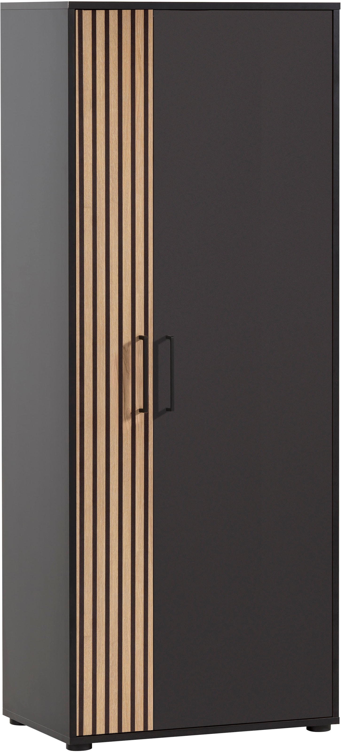 Image of welltime Aktenschrank "Hank, MADE IN GERMANY, Breite 65 cm" Linke Tür mit Akustikprint, Metallbeschläge, Softclose-Funktion