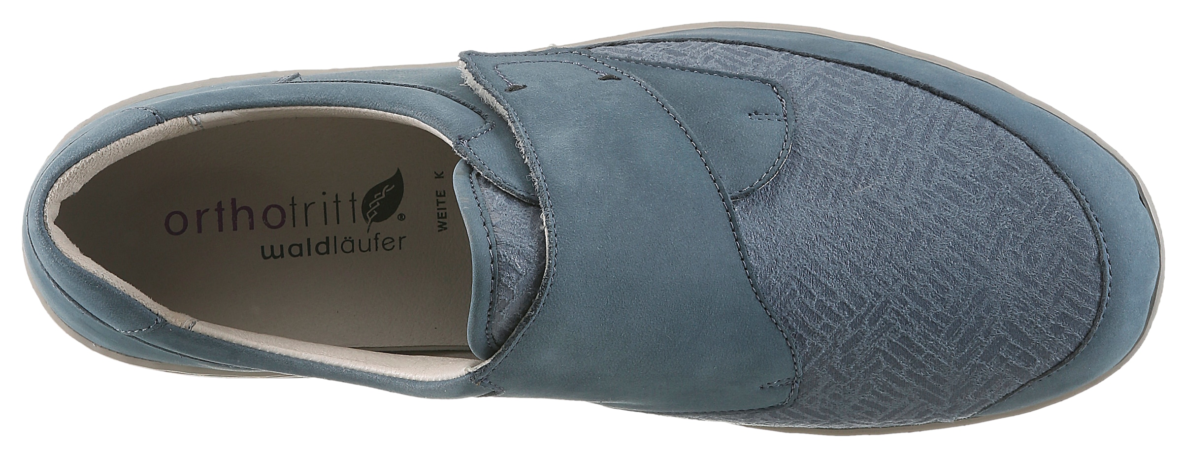 Waldläufer Chaussures à scratch »Kya-Soft«  chaussure confortable, chaussure basse en largeur confortable K = extra large